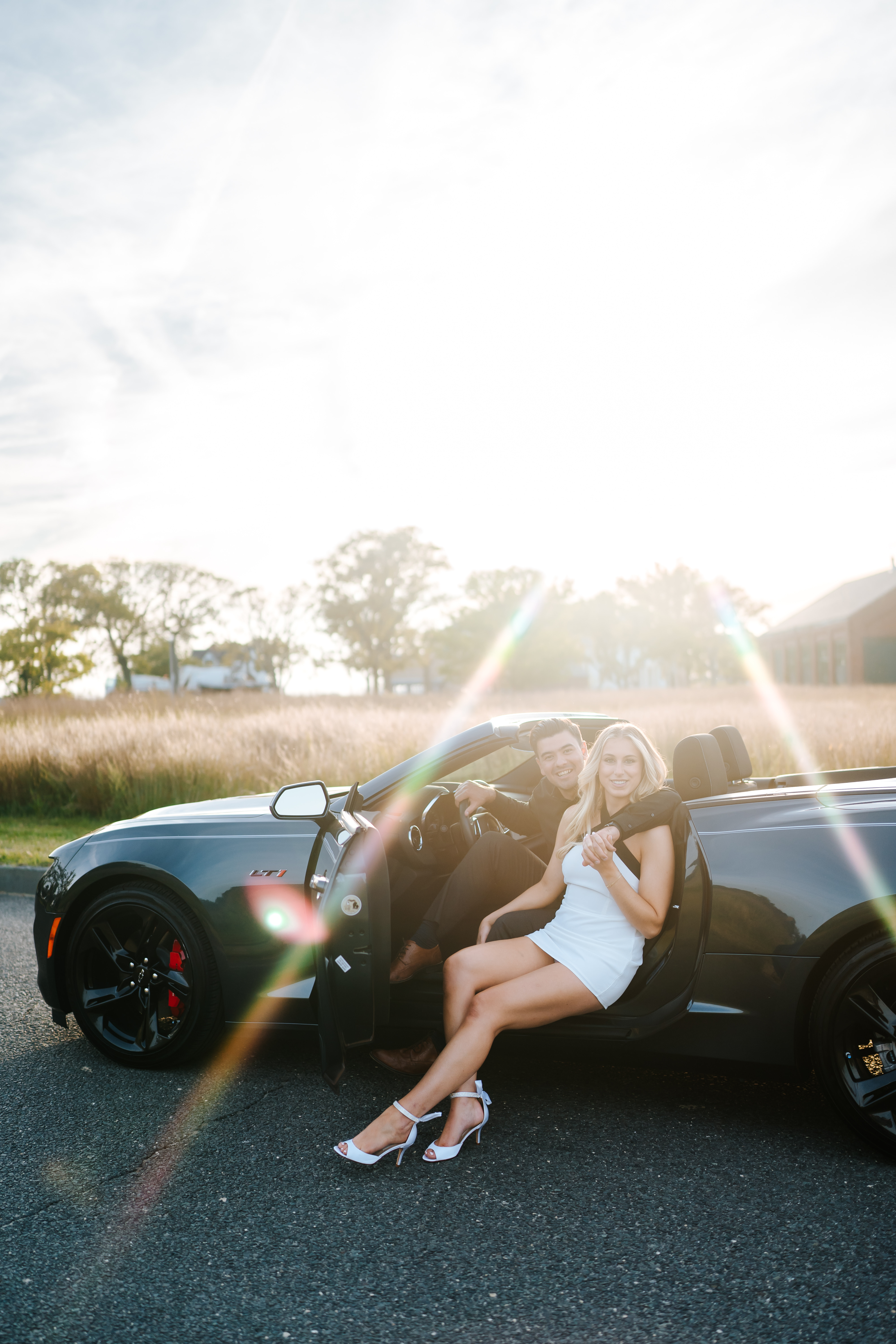 Fall Sandy Hook Beach Engagement Session New Jersey Wedding Photographer