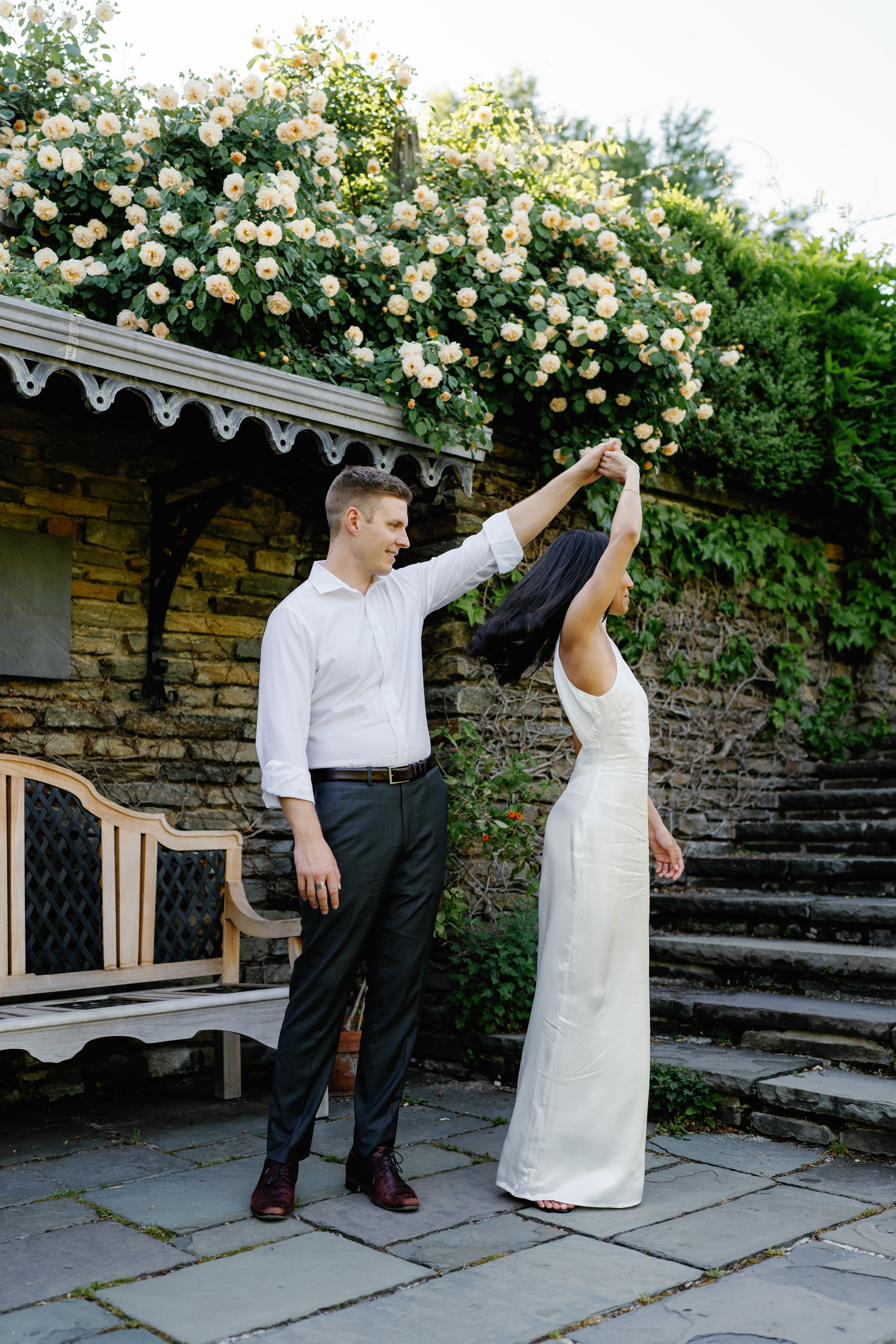 Spring Dumbarton Oaks Garden Engagement Session District of Columbia Wedding Photographer