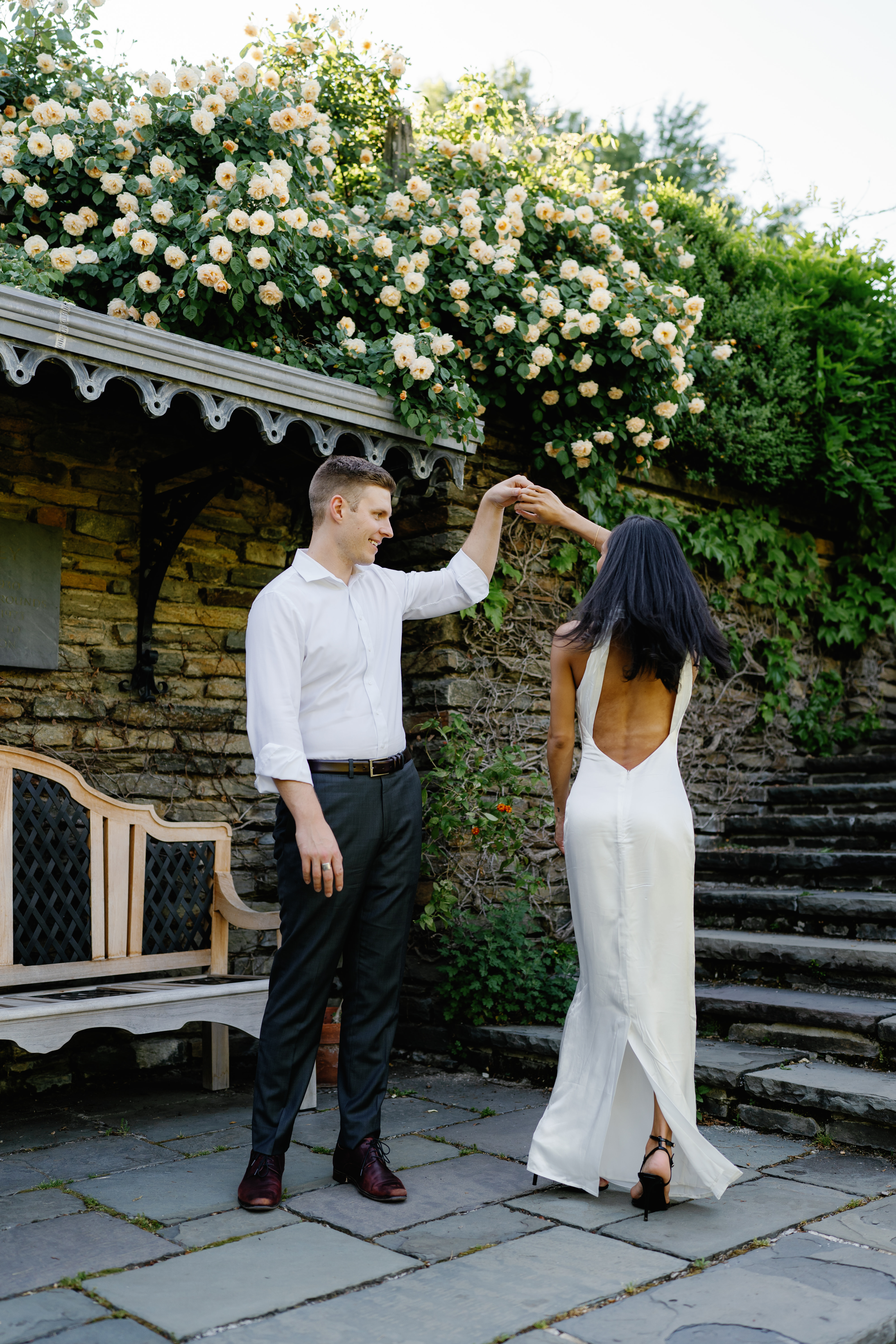 Spring Dumbarton Oaks Garden Engagement Session District of Columbia Wedding Photographer