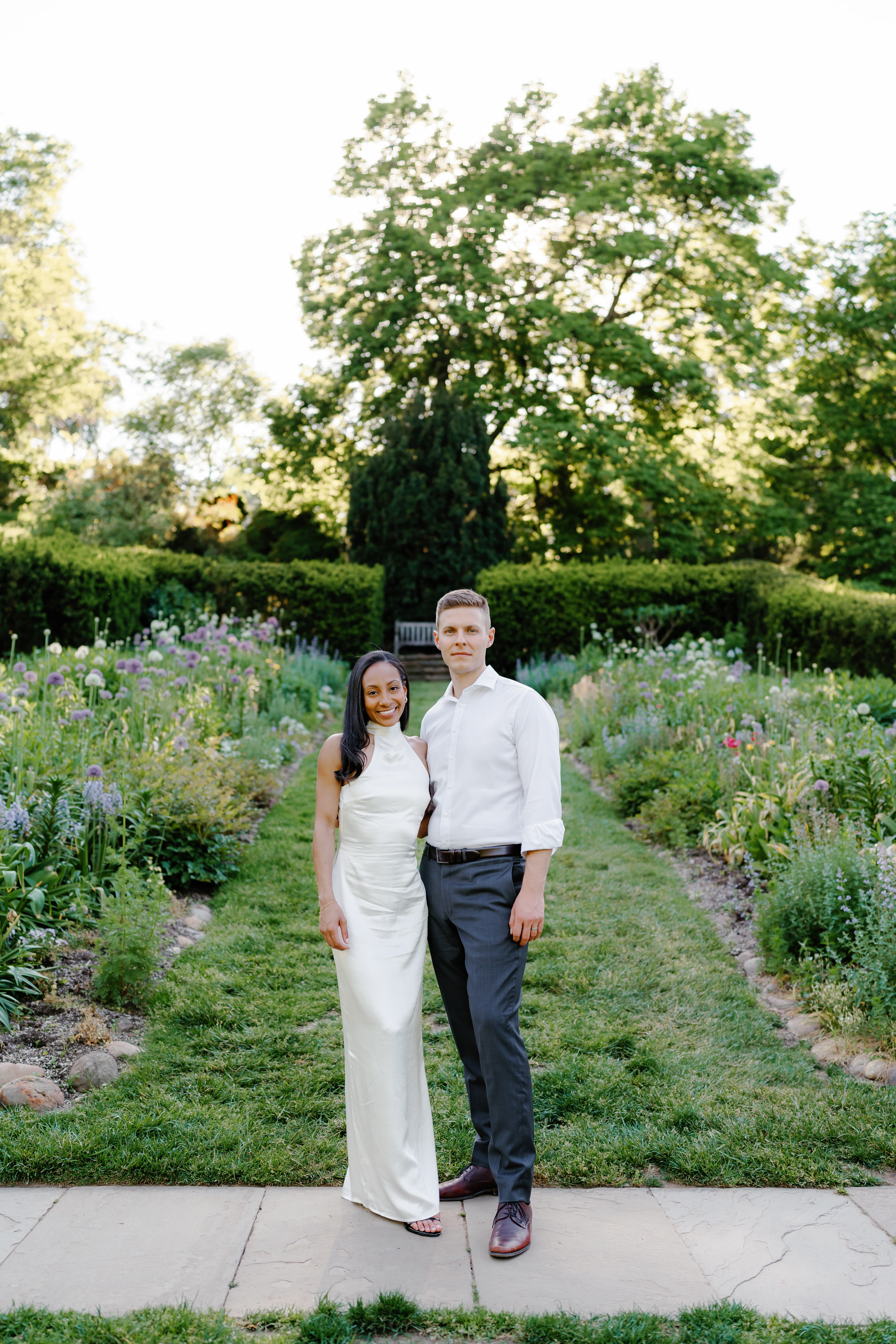 Spring Dumbarton Oaks Garden Engagement Session District of Columbia Wedding Photographer