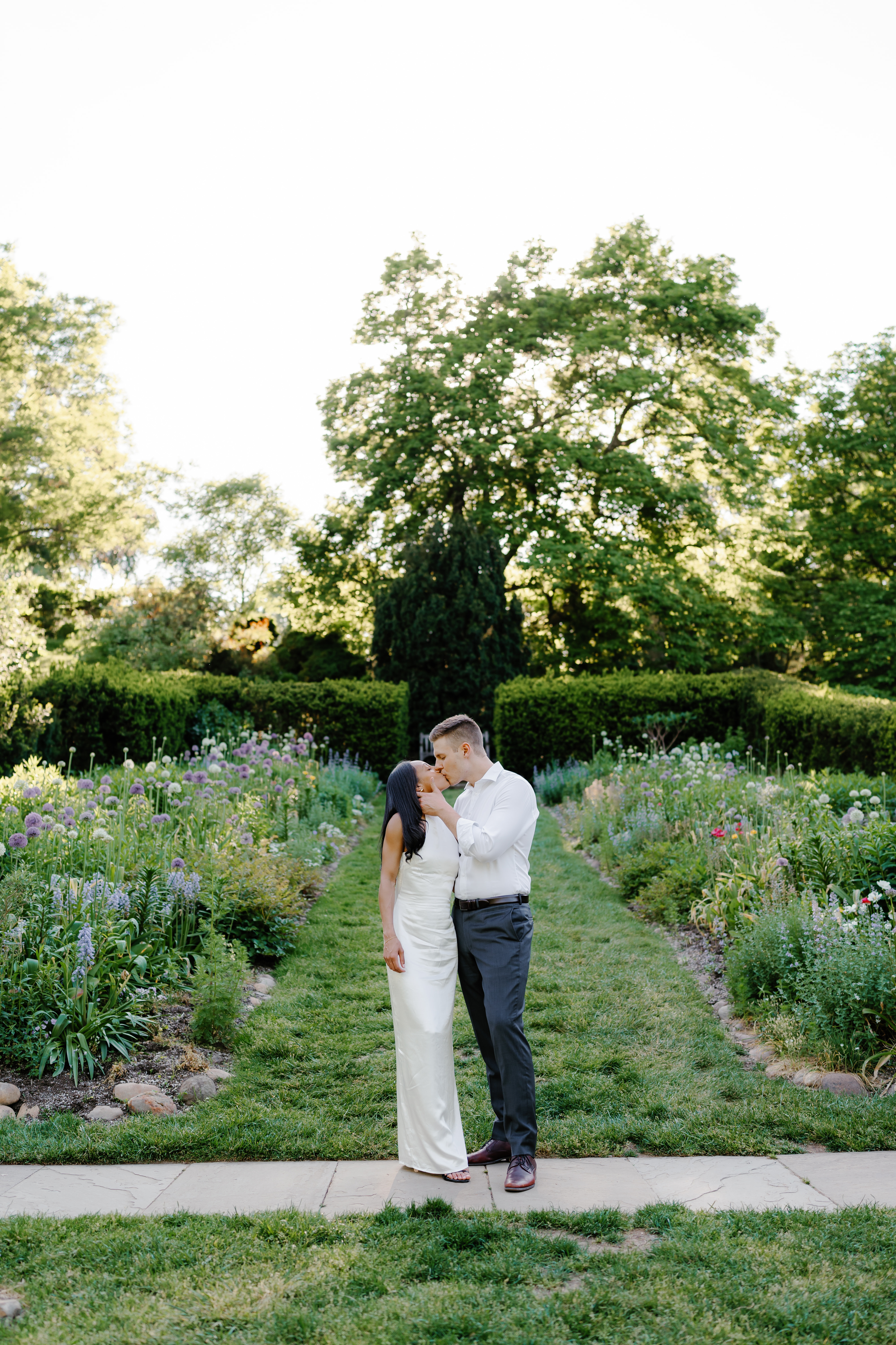 Spring Dumbarton Oaks Garden Engagement Session District of Columbia Wedding Photographer