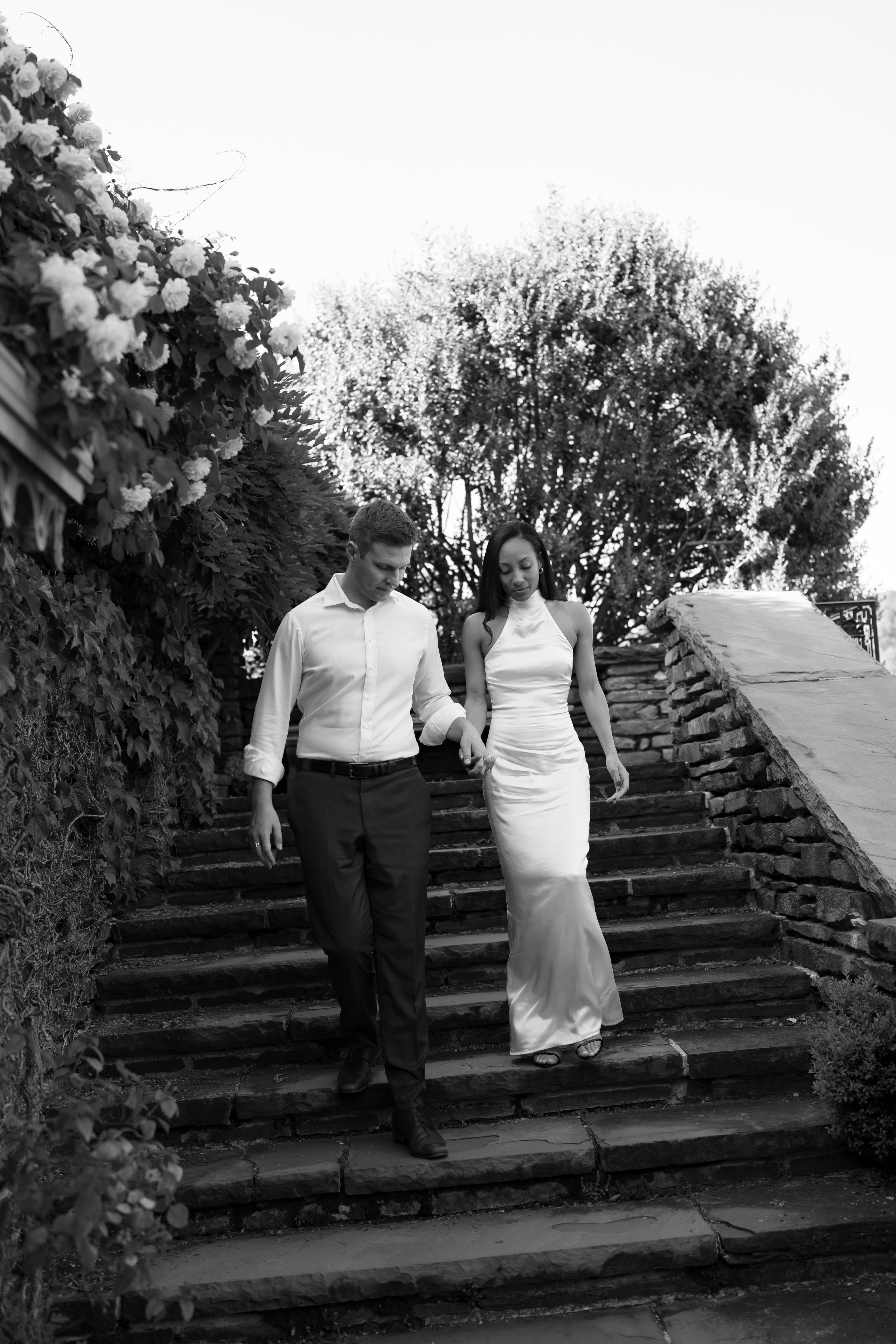 Spring Dumbarton Oaks Garden Engagement Session District of Columbia Wedding Photographer