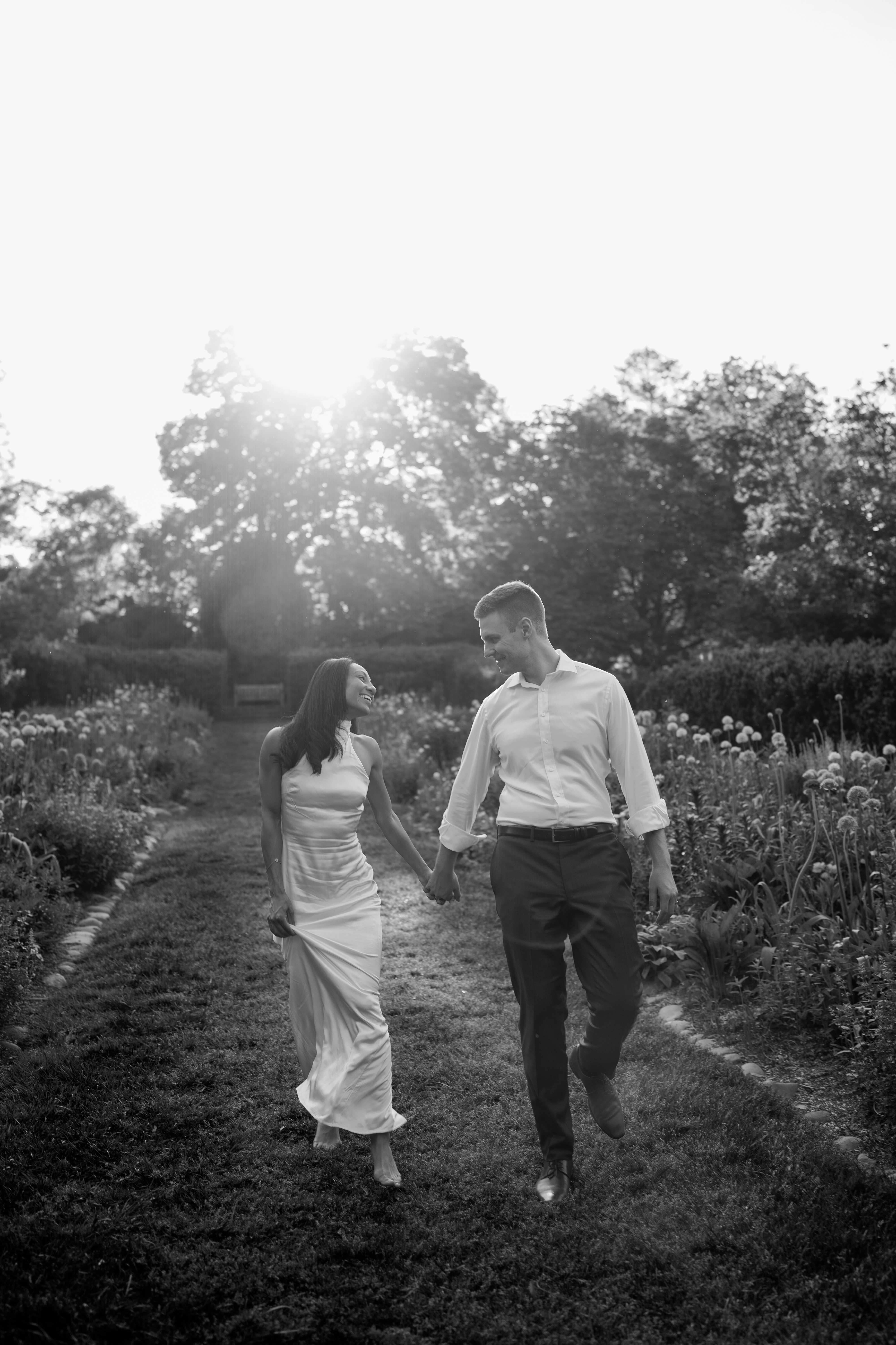 Spring Dumbarton Oaks Garden Engagement Session District of Columbia Wedding Photographer