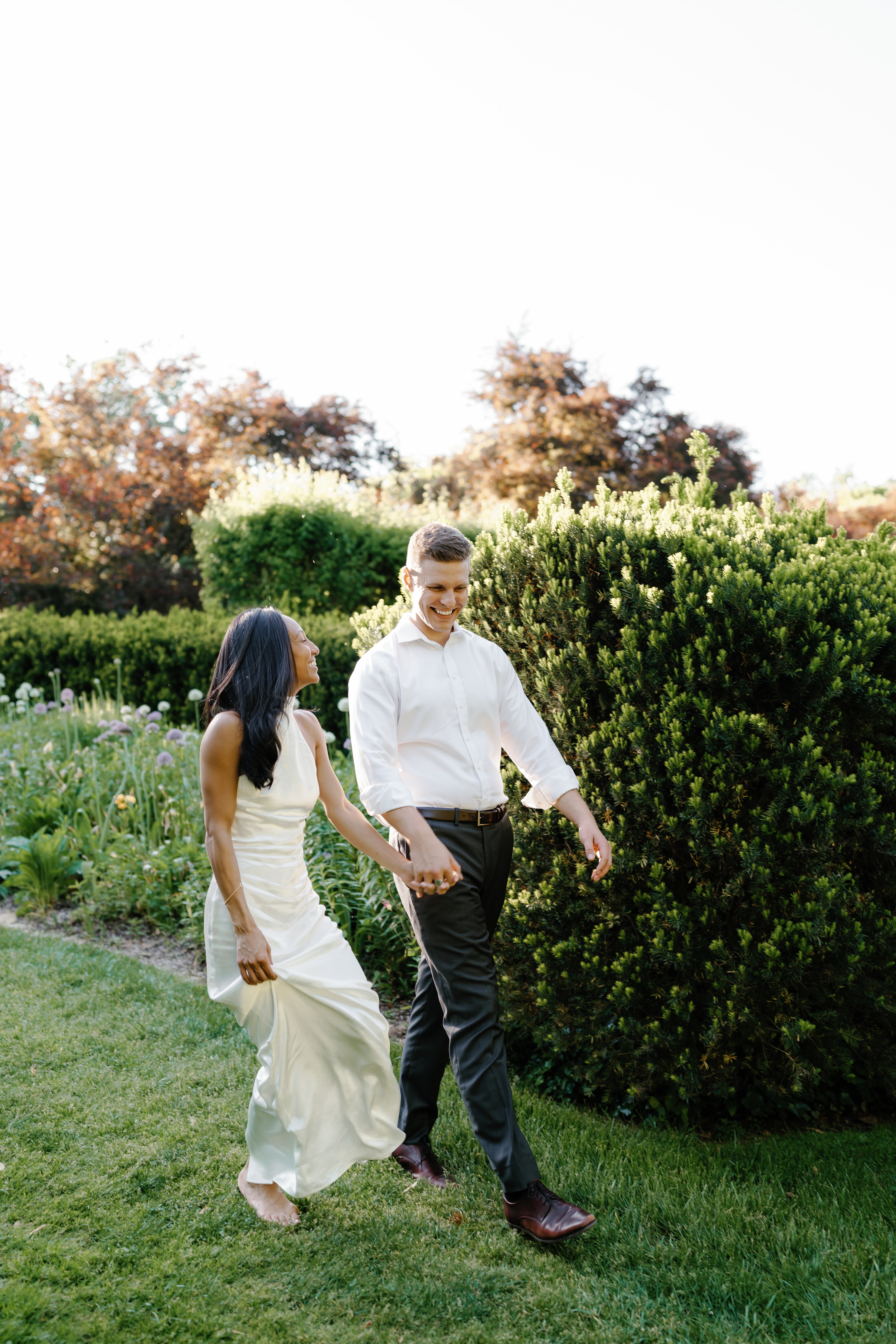 Spring Dumbarton Oaks Garden Engagement Session District of Columbia Wedding Photographer