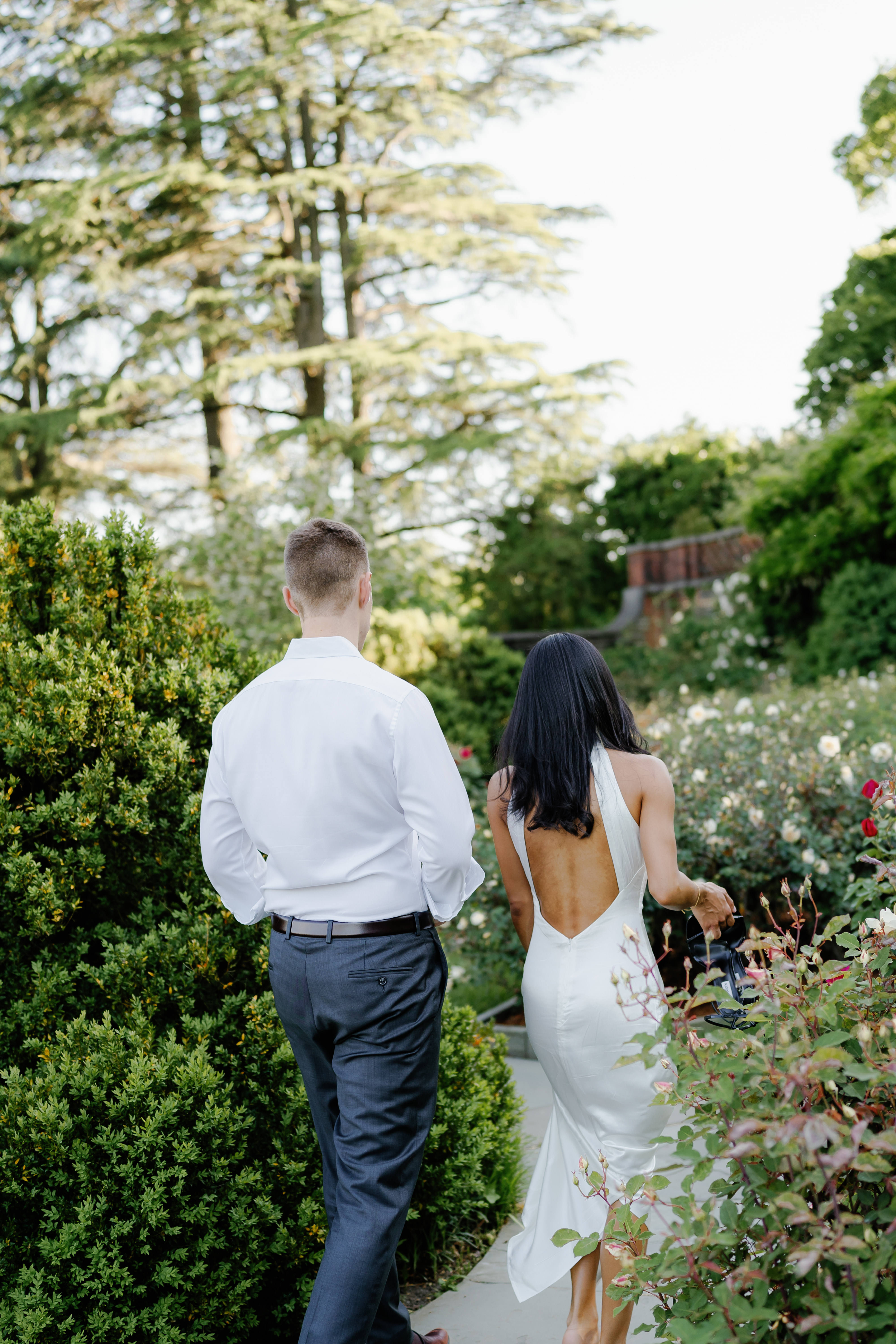 Spring Dumbarton Oaks Garden Engagement Session District of Columbia Wedding Photographer