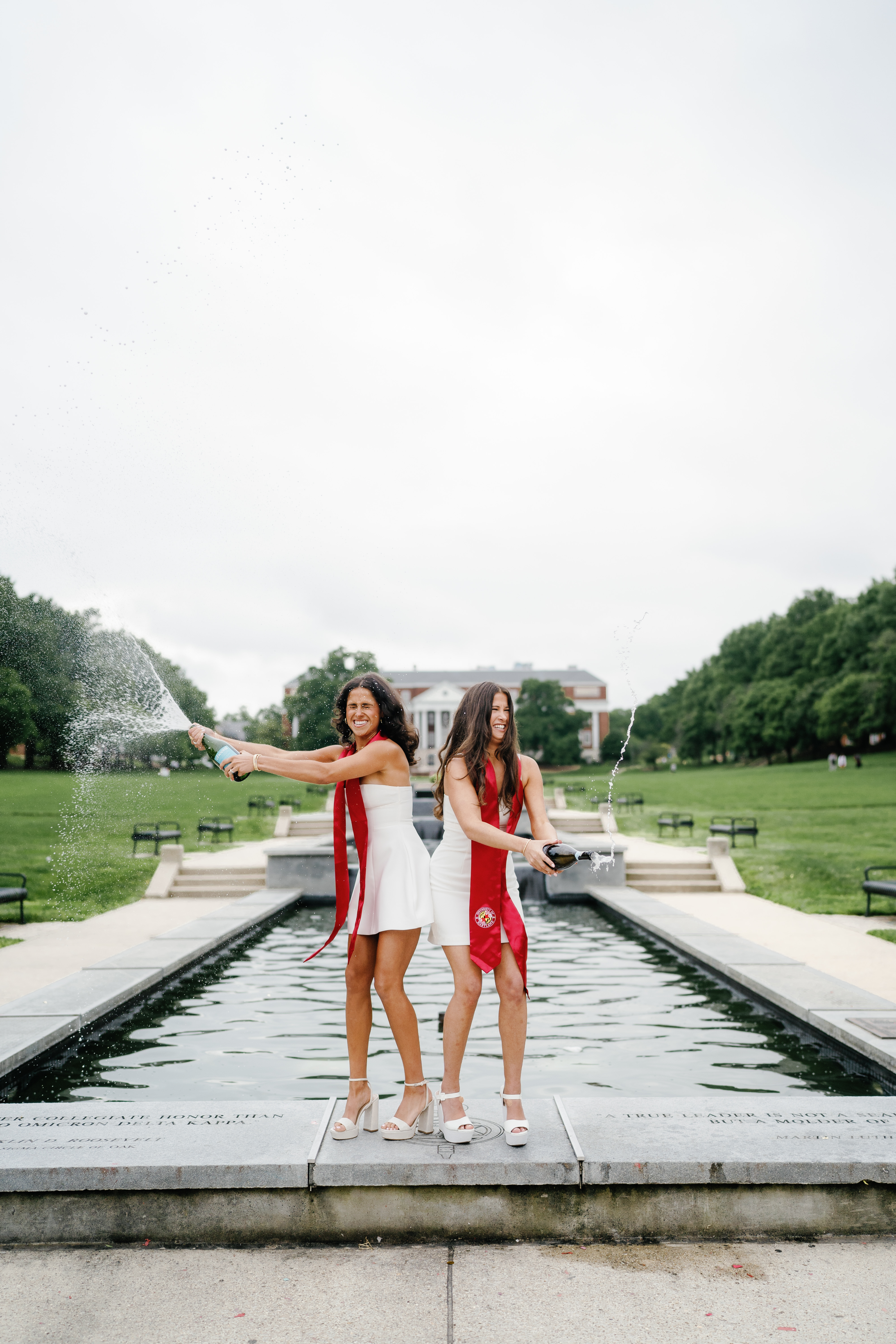 Spring University of Maryland Senior Session Graduation Photographer