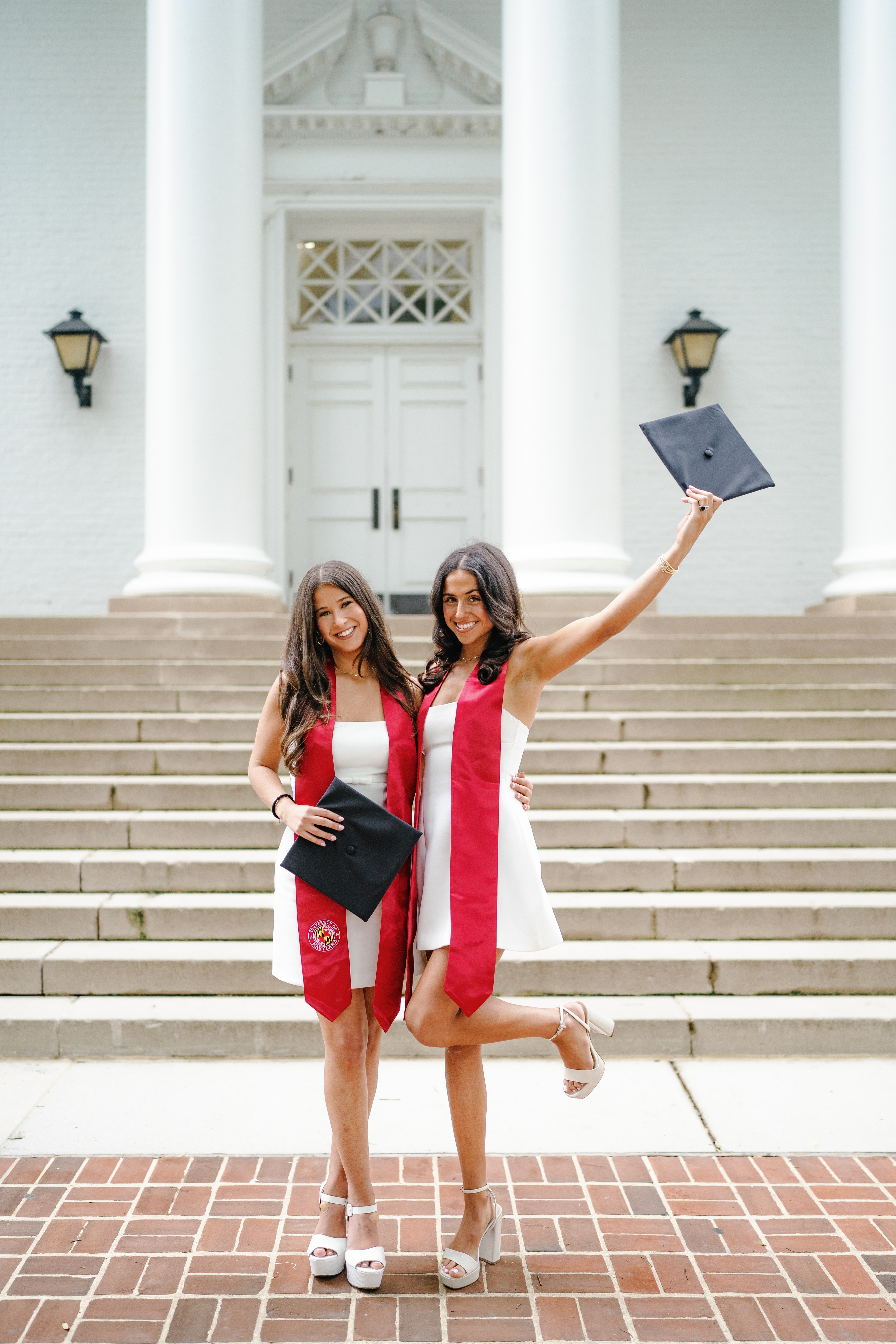 Spring University of Maryland Senior Session Graduation Photographer