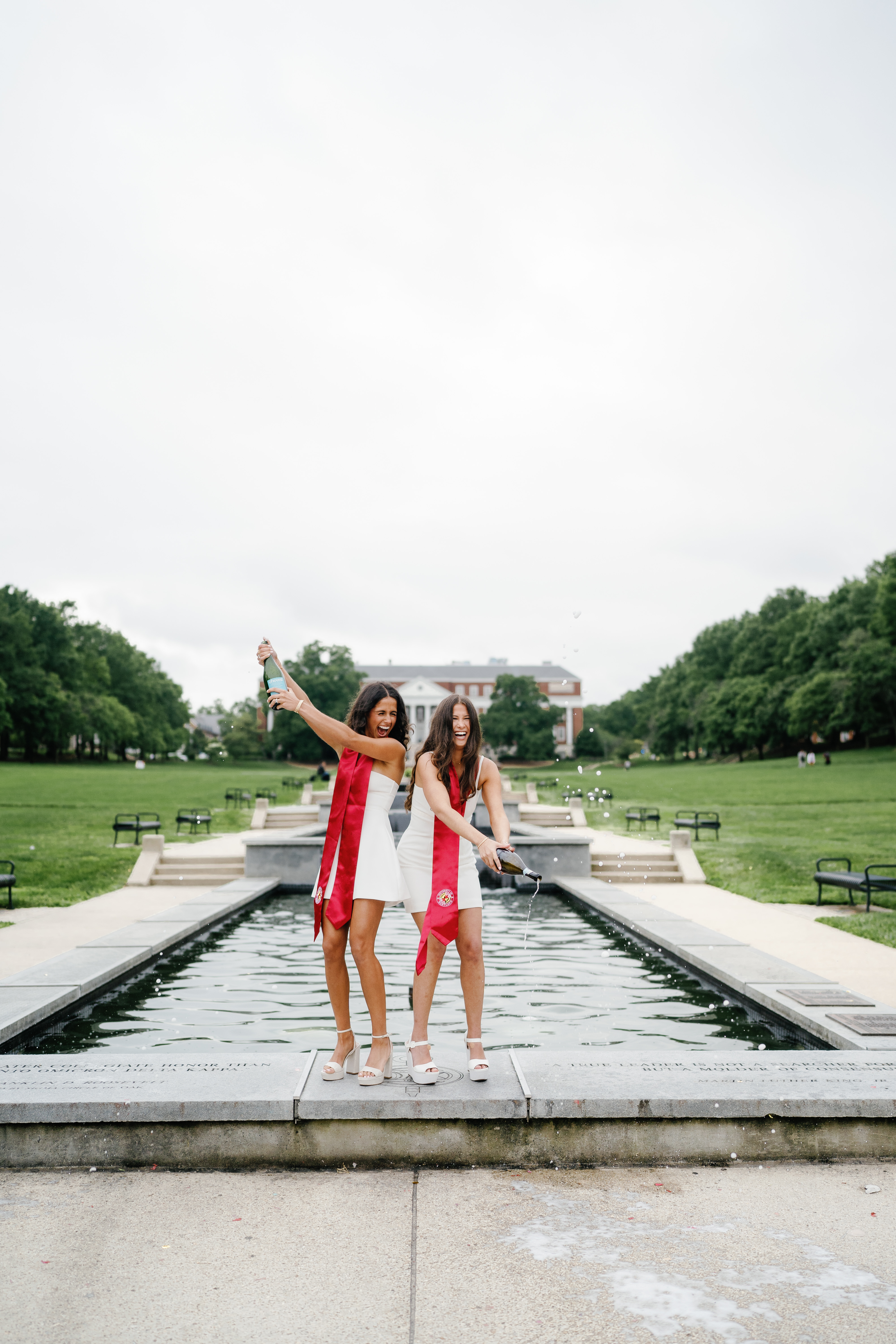 Spring University of Maryland Senior Session Graduation Photographer