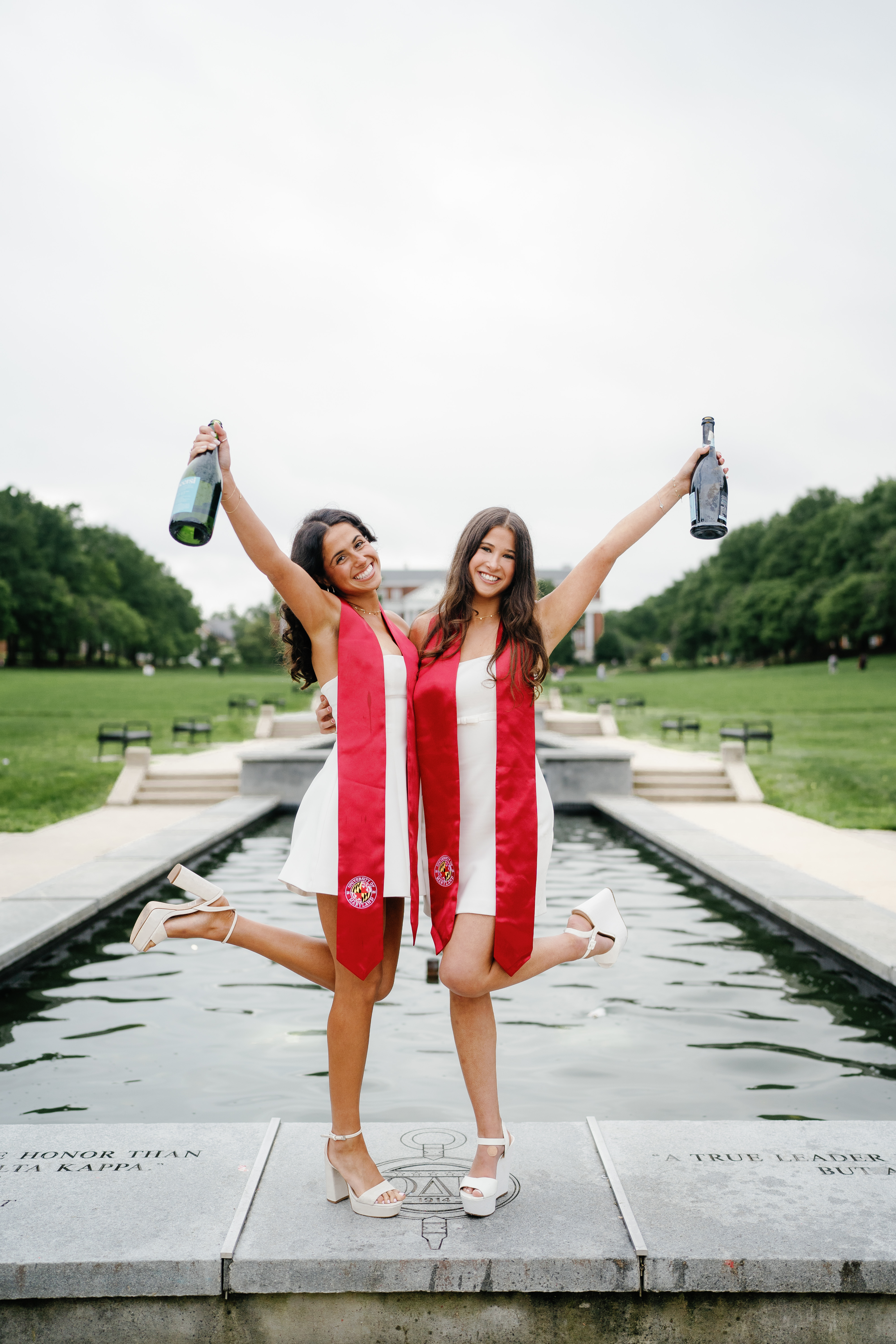 Spring University of Maryland Senior Session Graduation Photographer