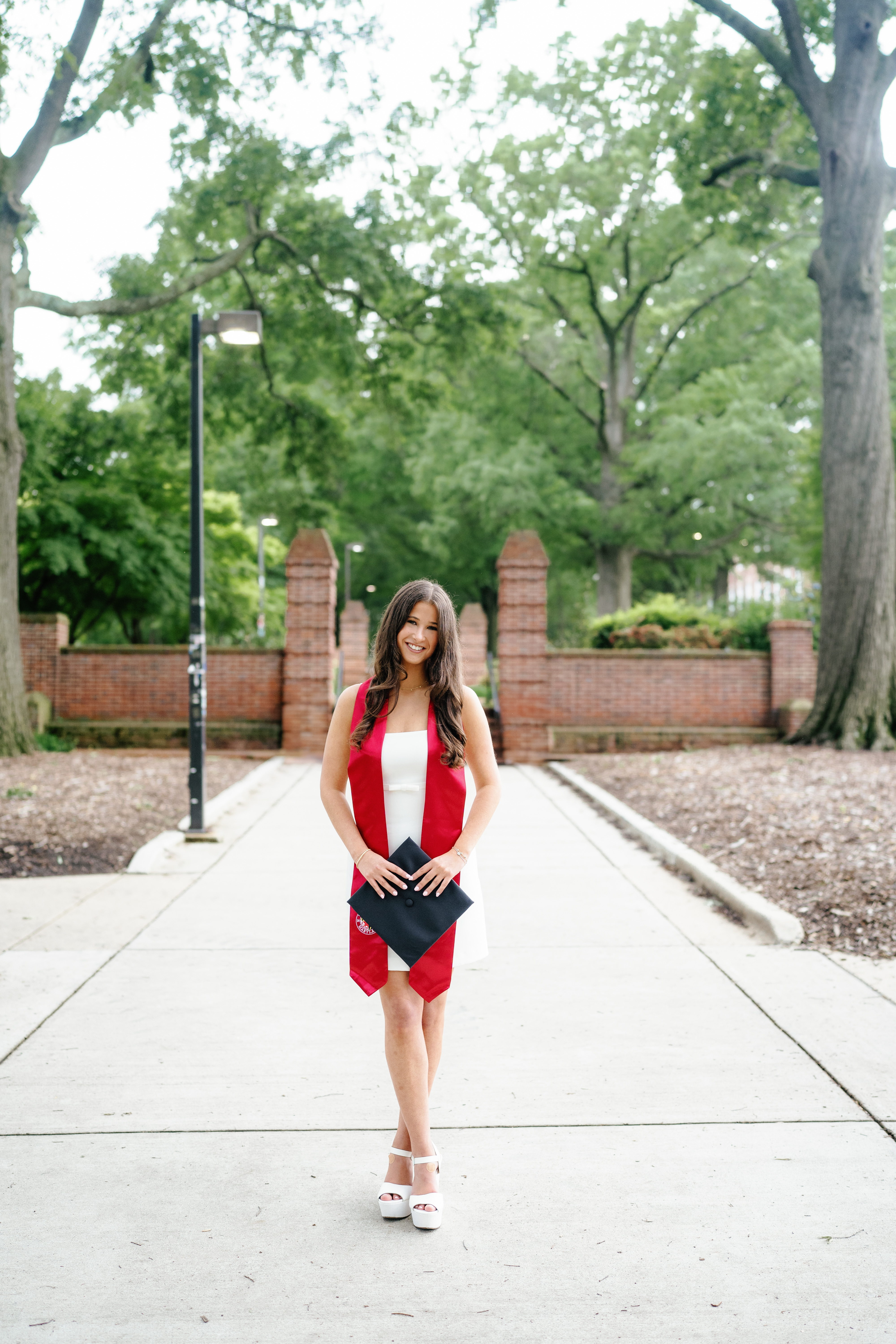 Spring University of Maryland Senior Session Graduation Photographer