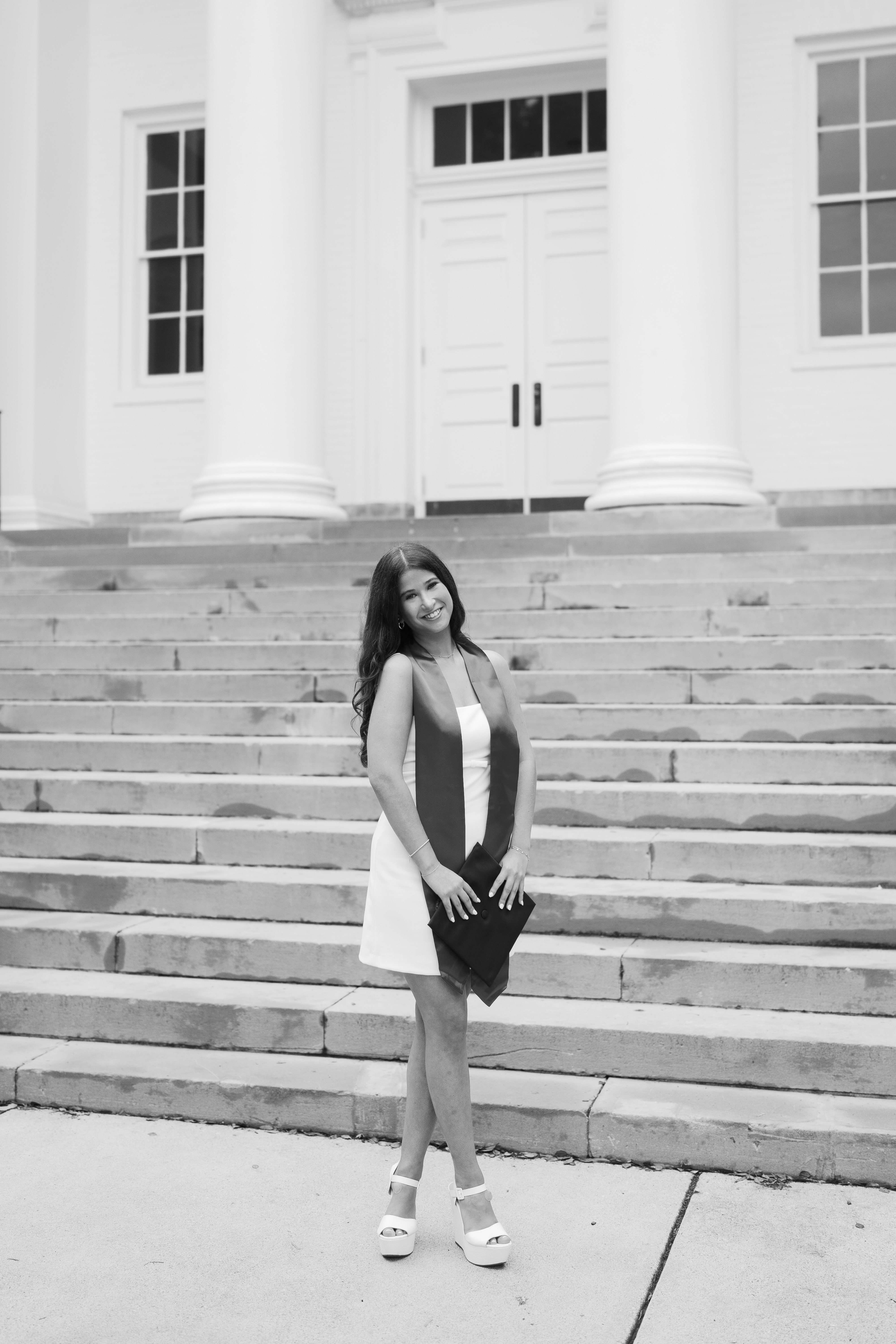 Spring University of Maryland Senior Session Graduation Photographer