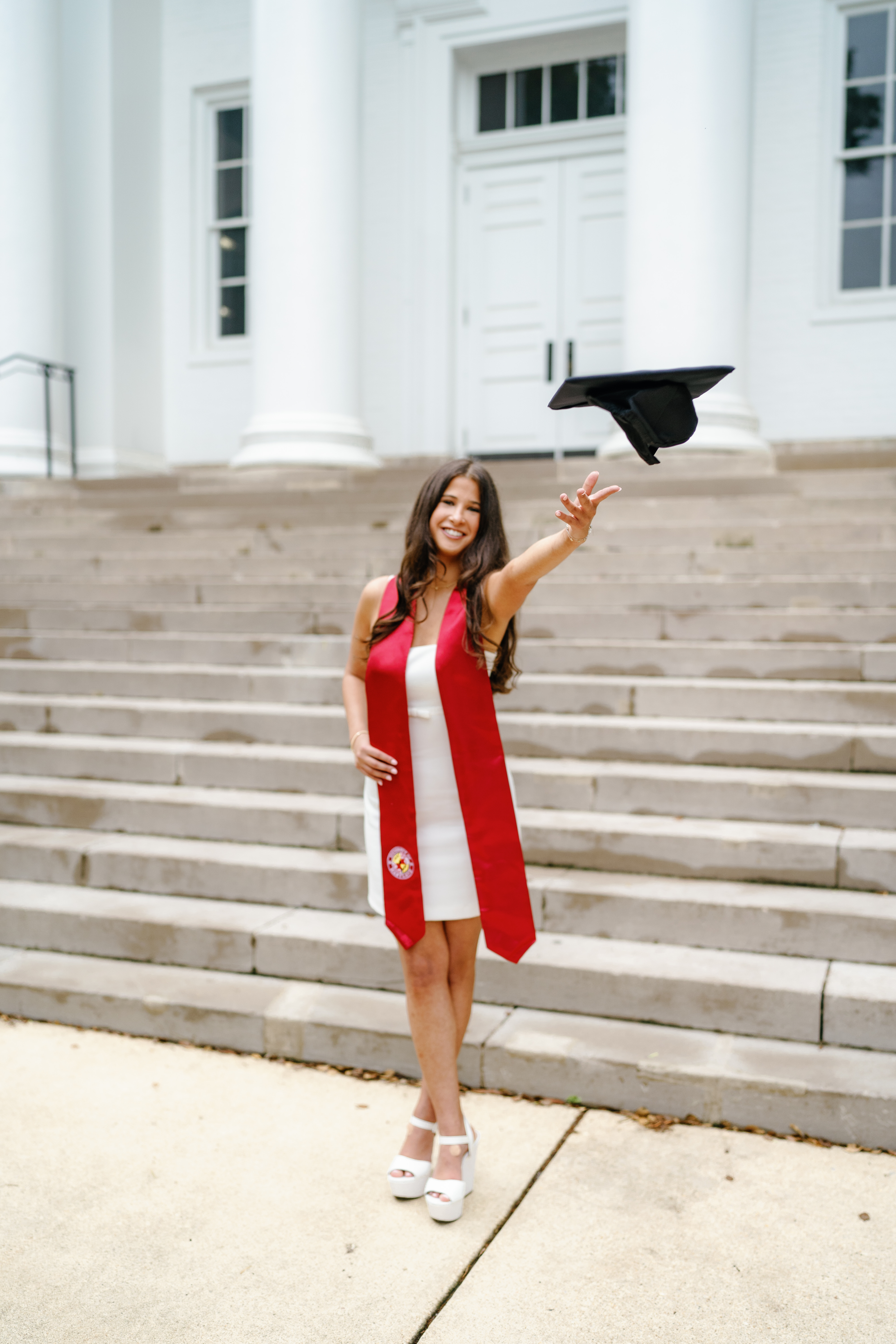 Spring University of Maryland Senior Session Graduation Photographer