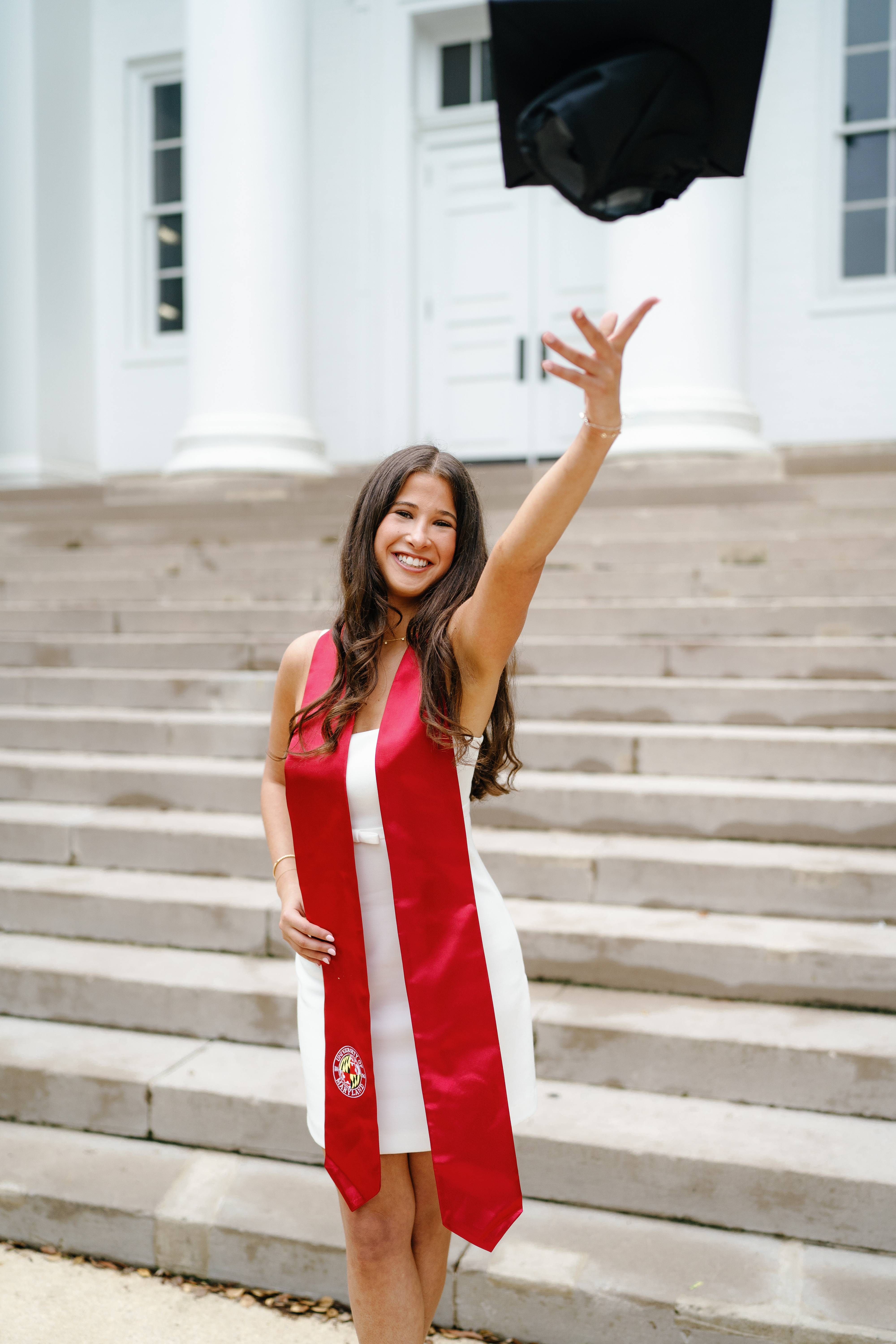 Spring University of Maryland Senior Session Graduation Photographer