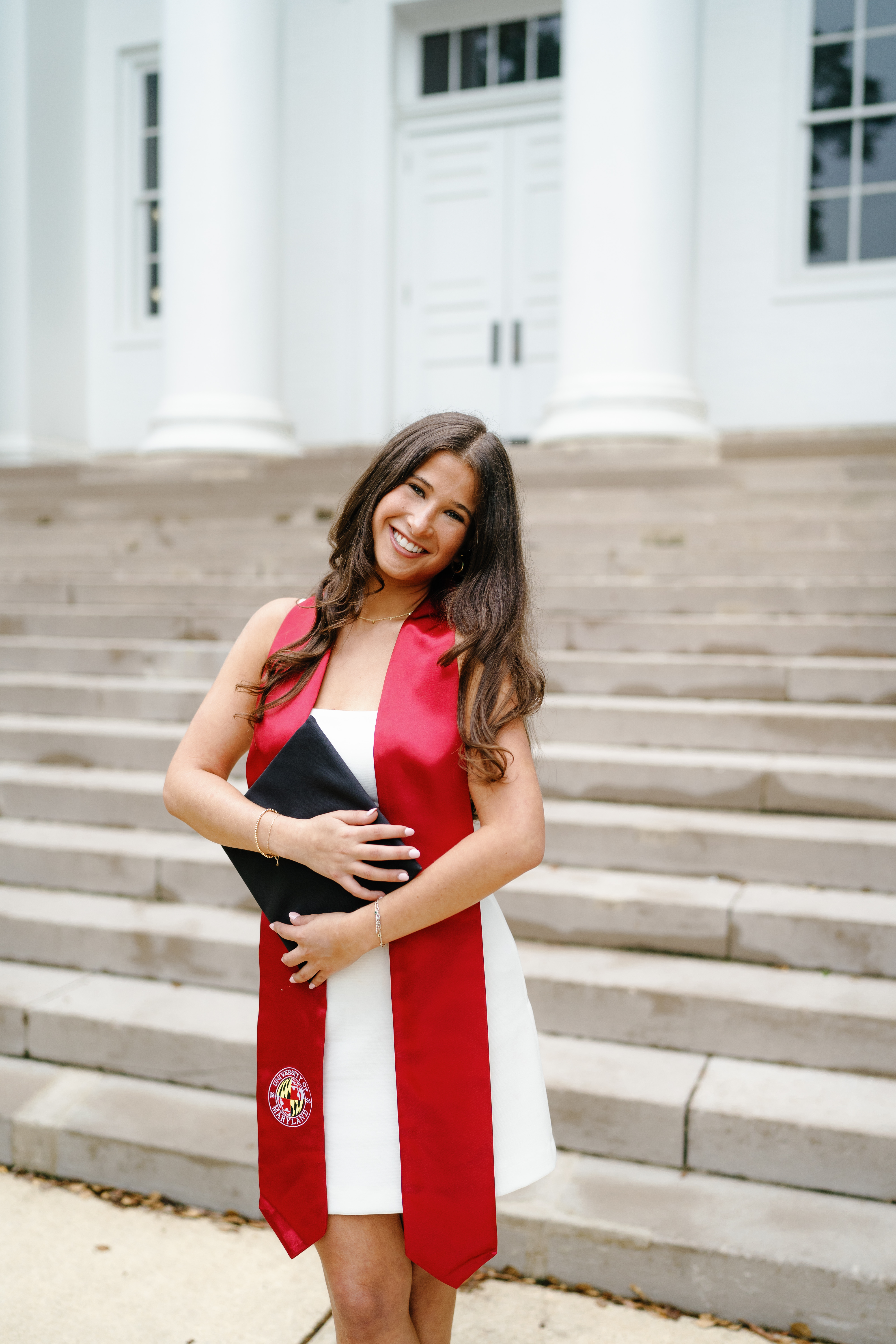 Spring University of Maryland Senior Session Graduation Photographer