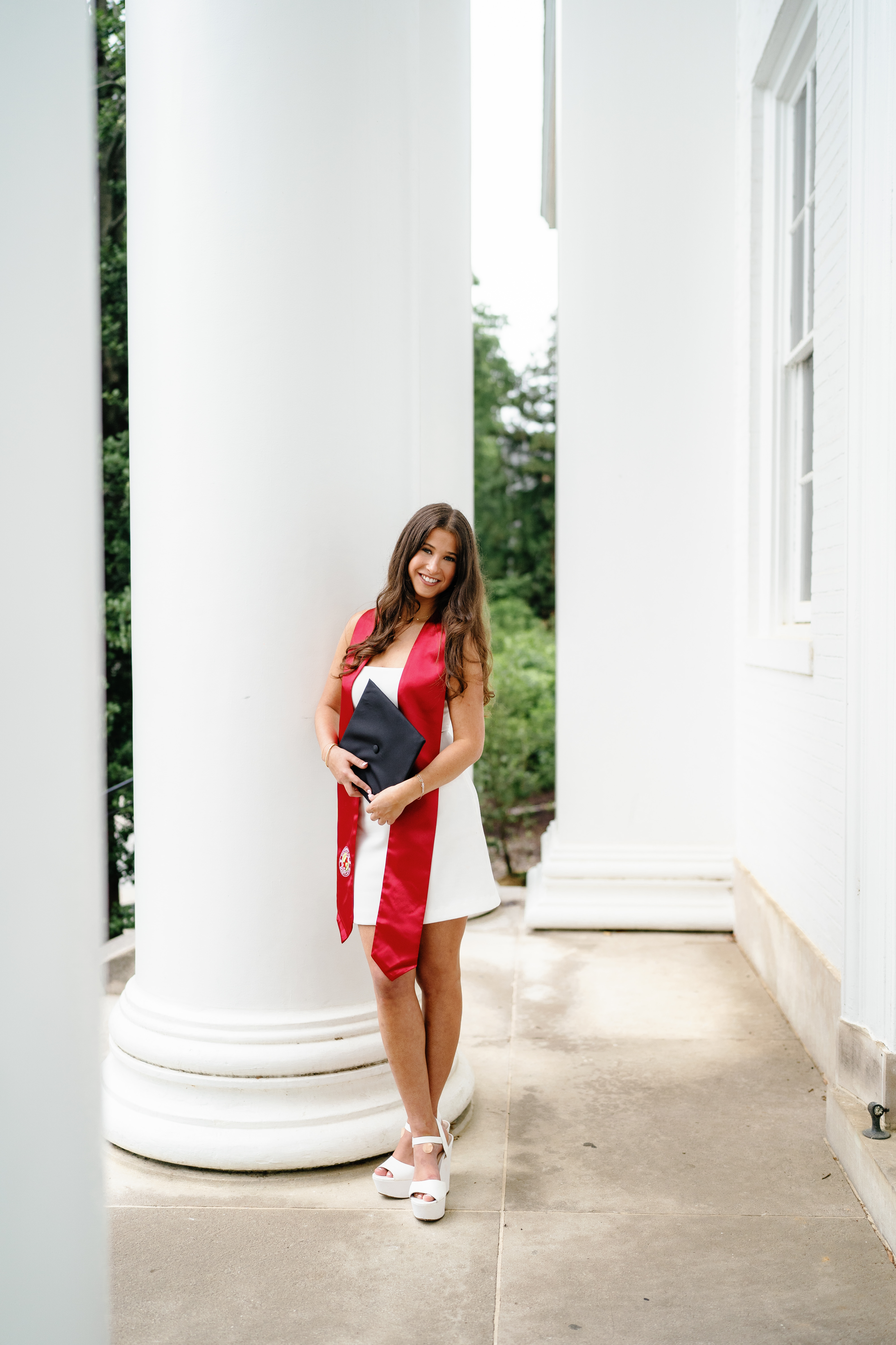 Spring University of Maryland Senior Session Graduation Photographer