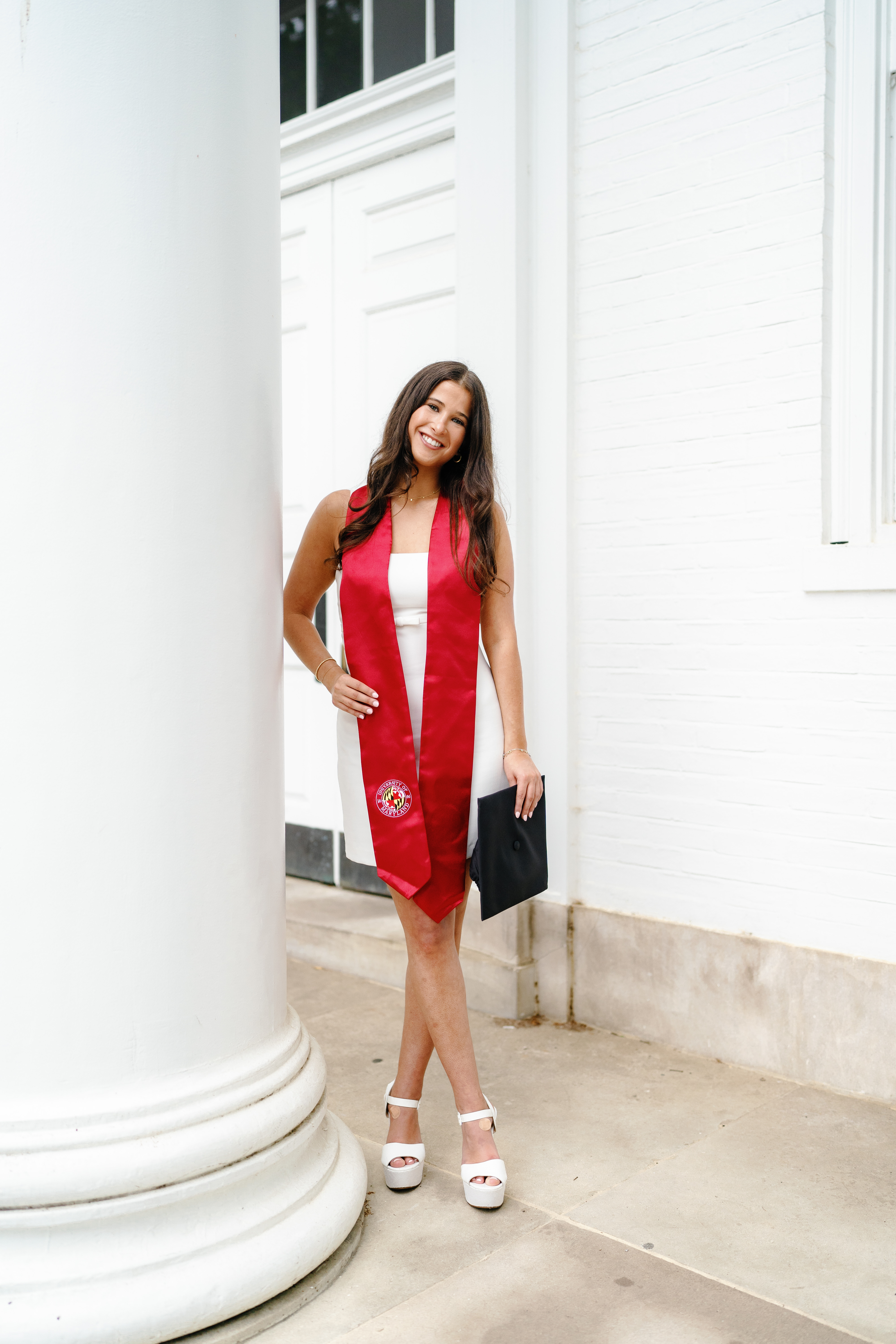 Spring University of Maryland Senior Session Graduation Photographer