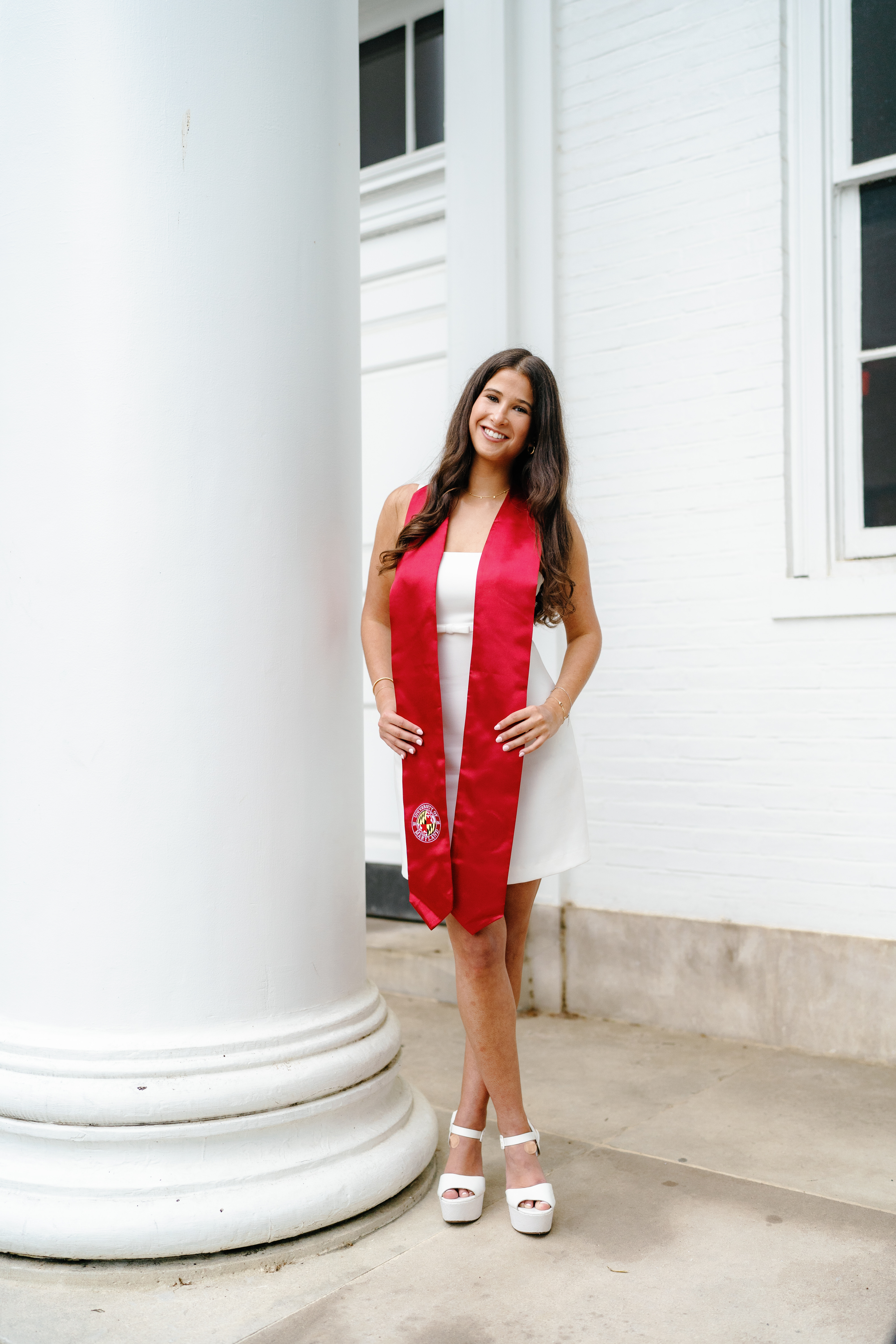 Spring University of Maryland Senior Session Graduation Photographer