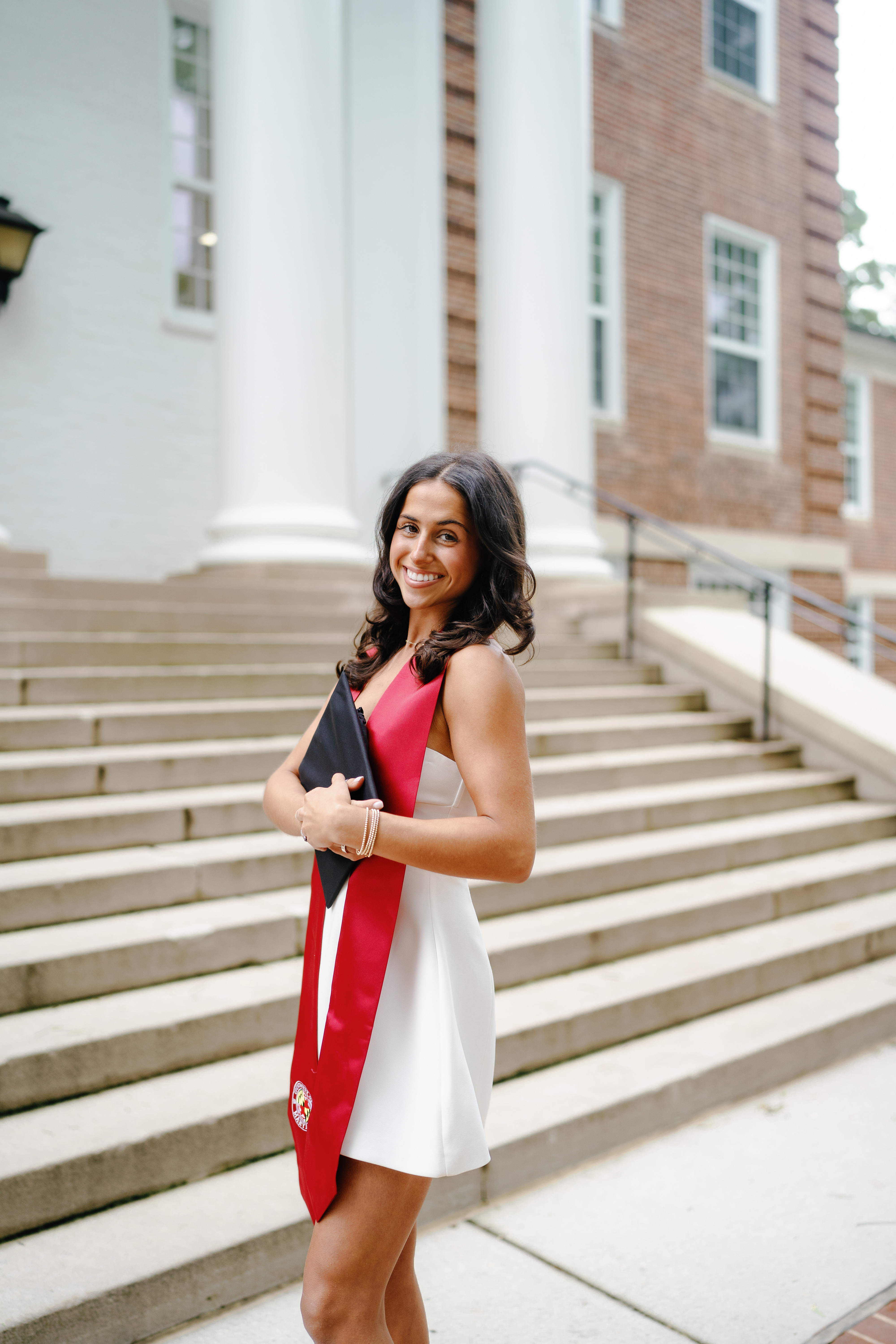 Spring University of Maryland Senior Session Graduation Photographer