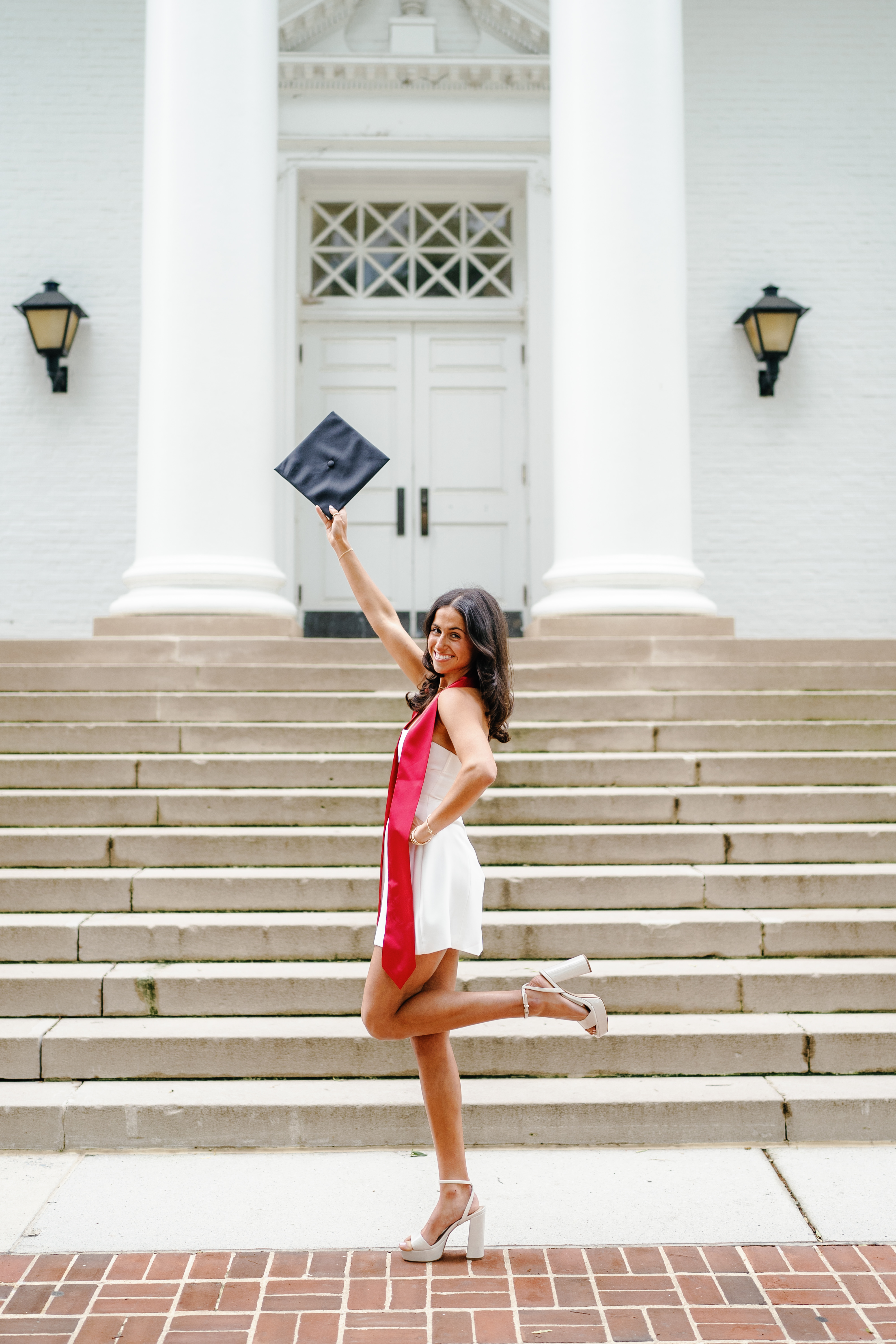 Spring University of Maryland Senior Session Graduation Photographer