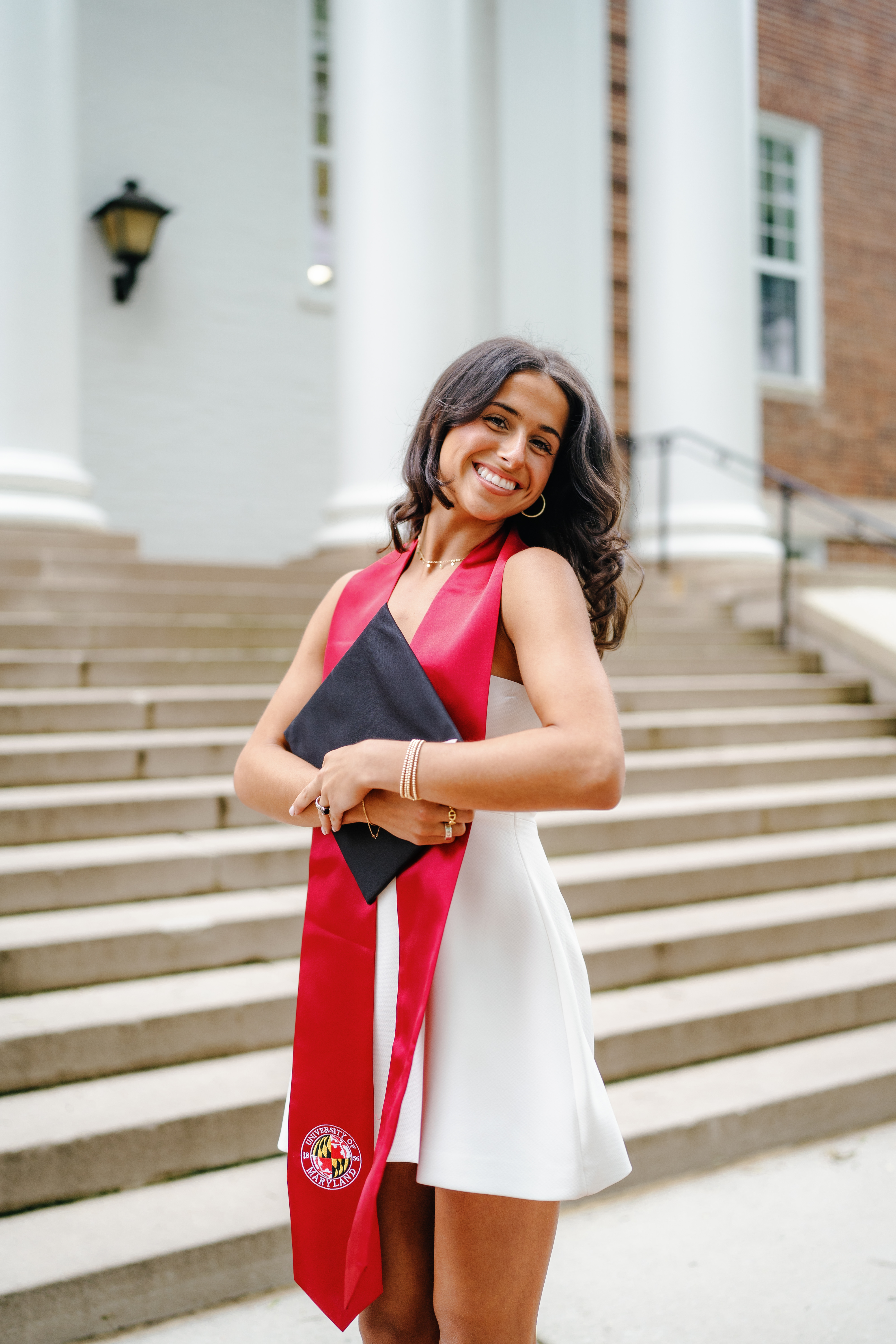 Spring University of Maryland Senior Session Graduation Photographer