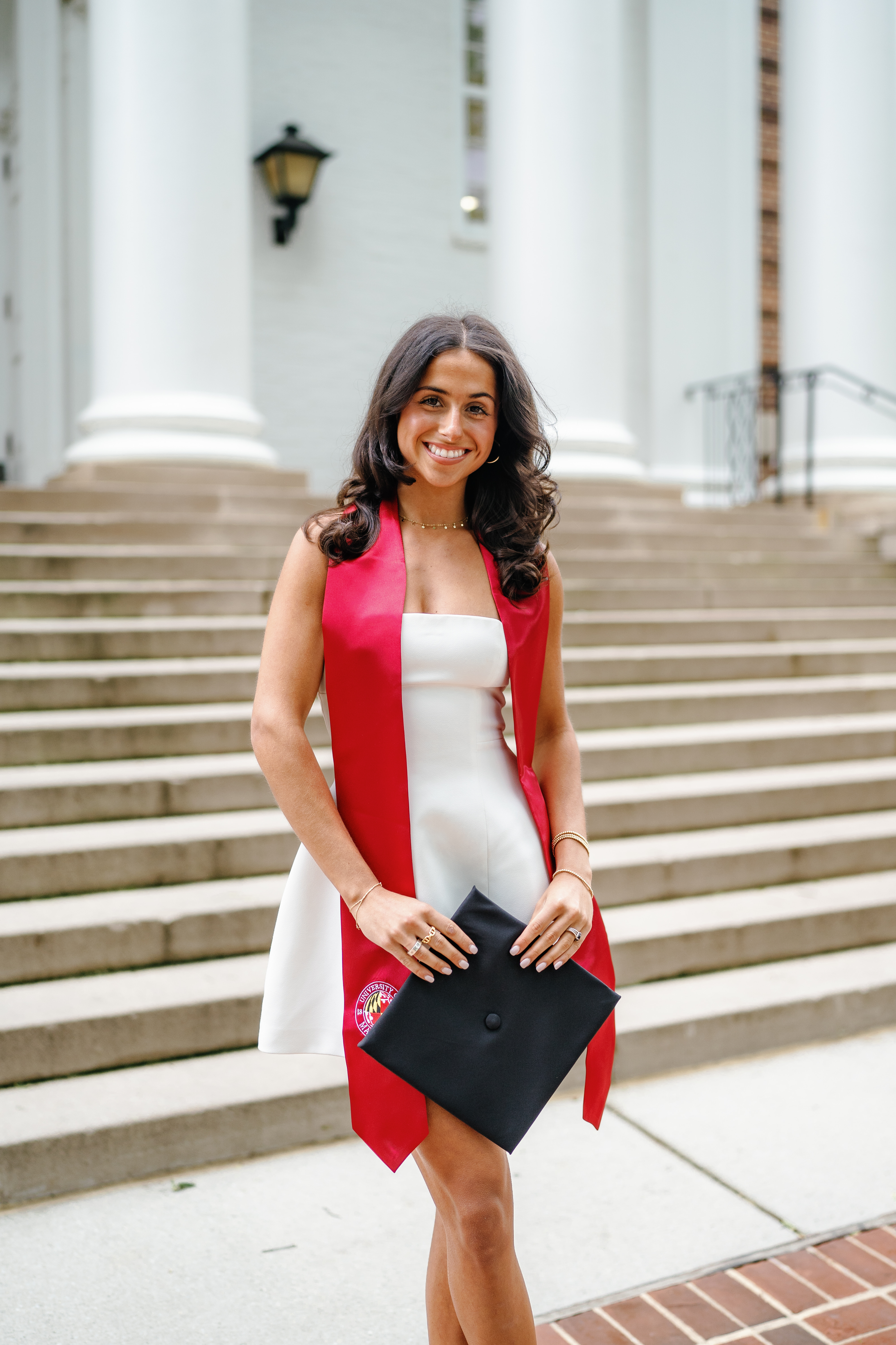 Spring University of Maryland Senior Session Graduation Photographer