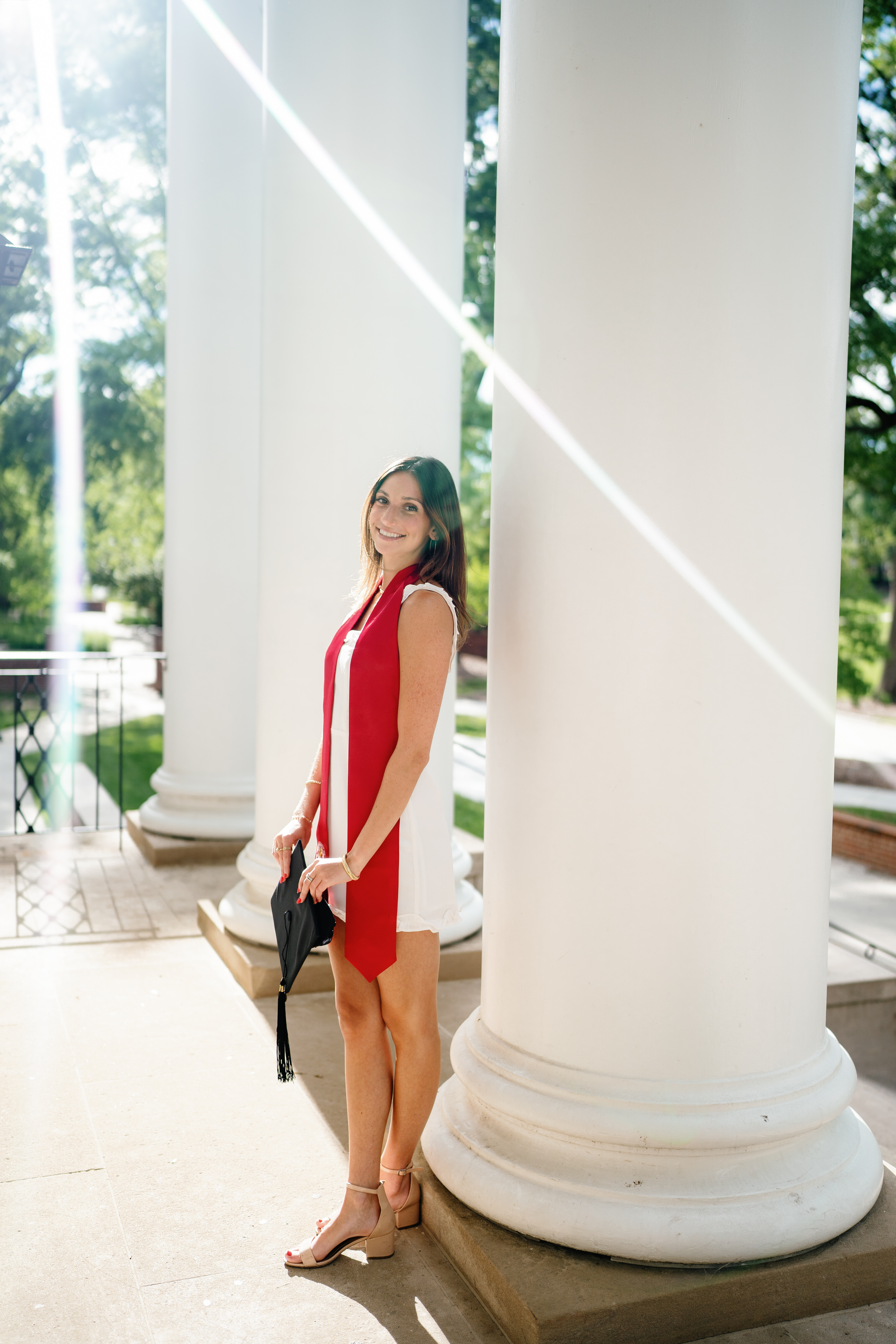 Spring University of Maryland Tri Delta Senior Session Graduation Photographer