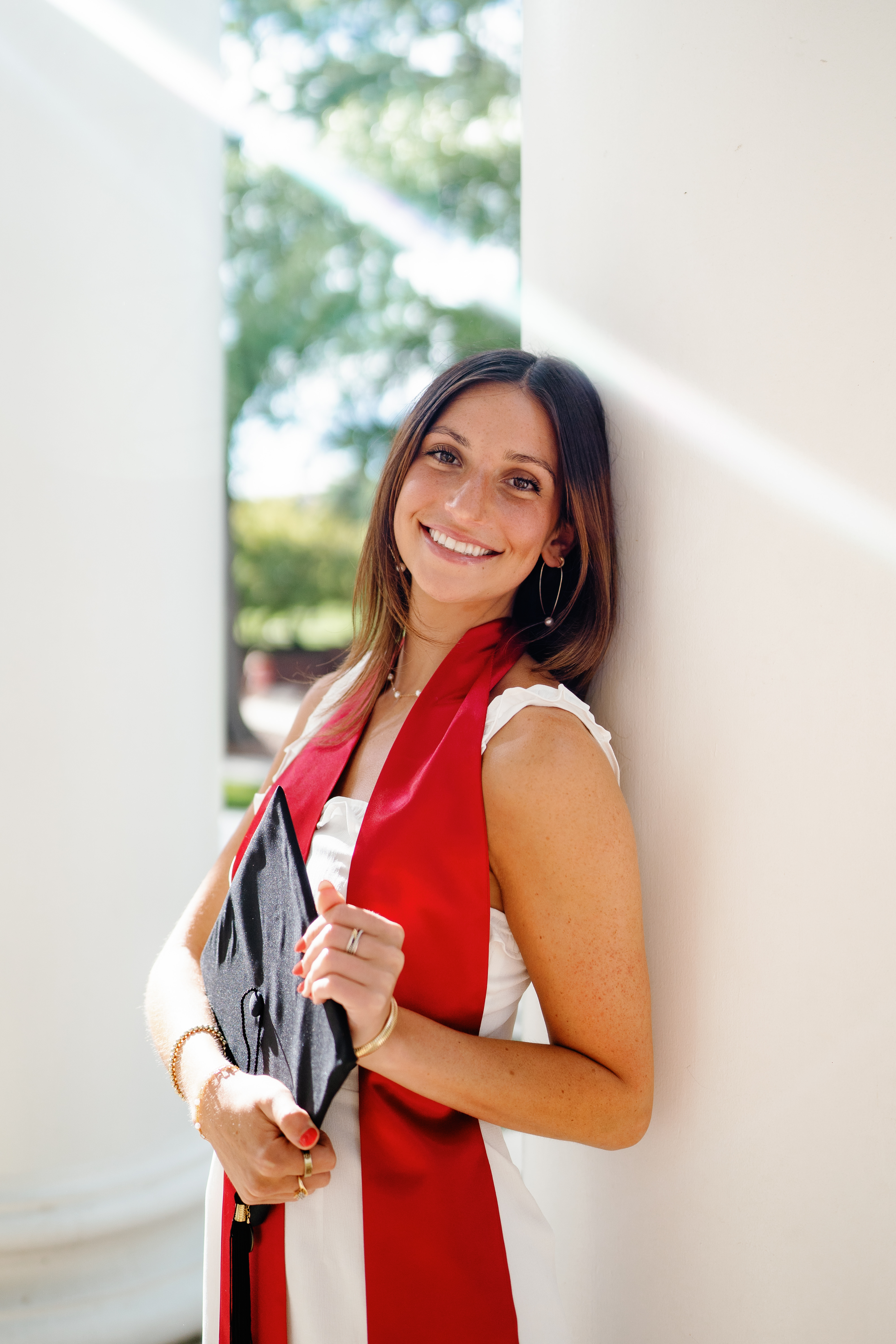 Spring University of Maryland Tri Delta Senior Session Graduation Photographer