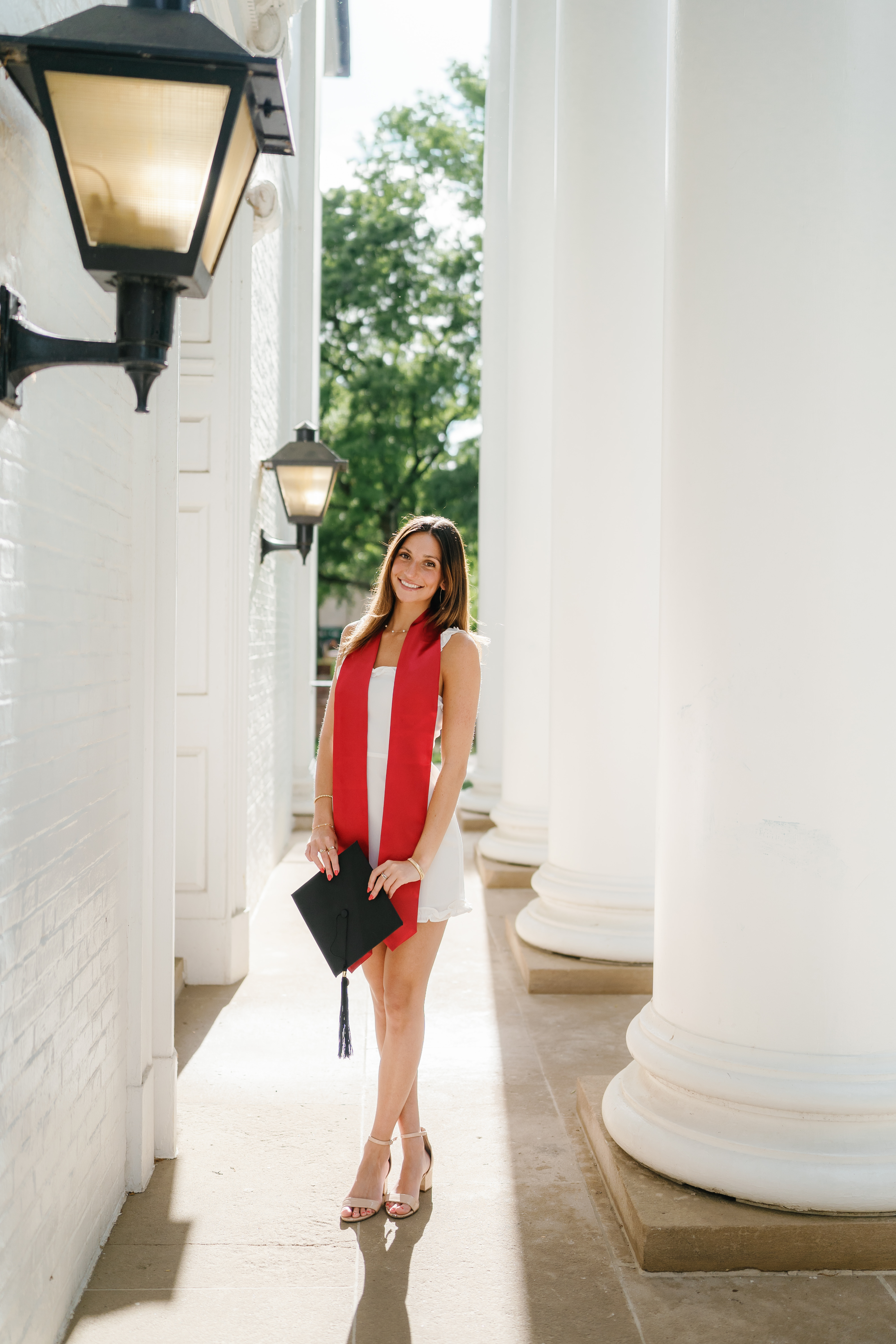 Spring University of Maryland Tri Delta Senior Session Graduation Photographer