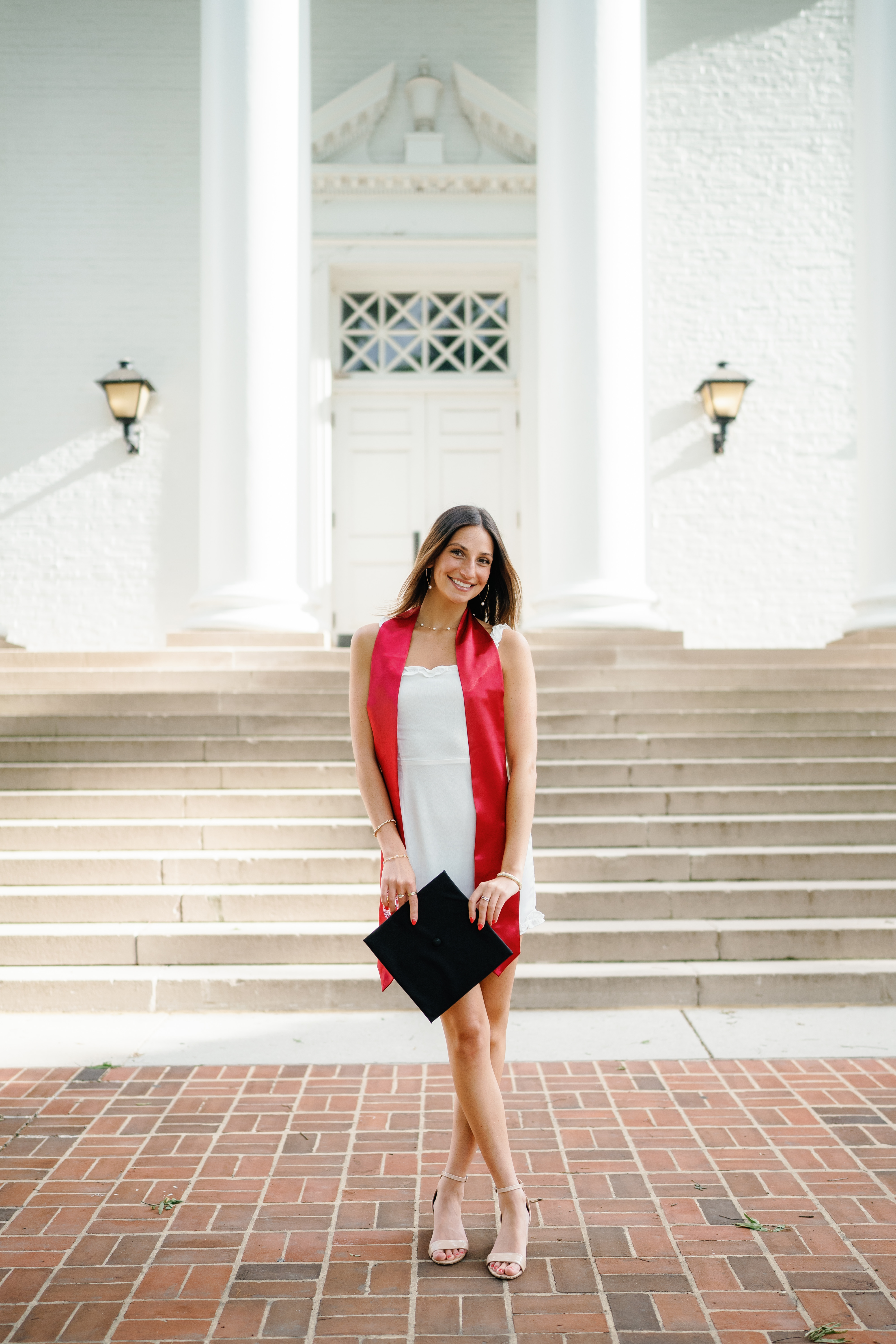 Spring University of Maryland Tri Delta Senior Session Graduation Photographer