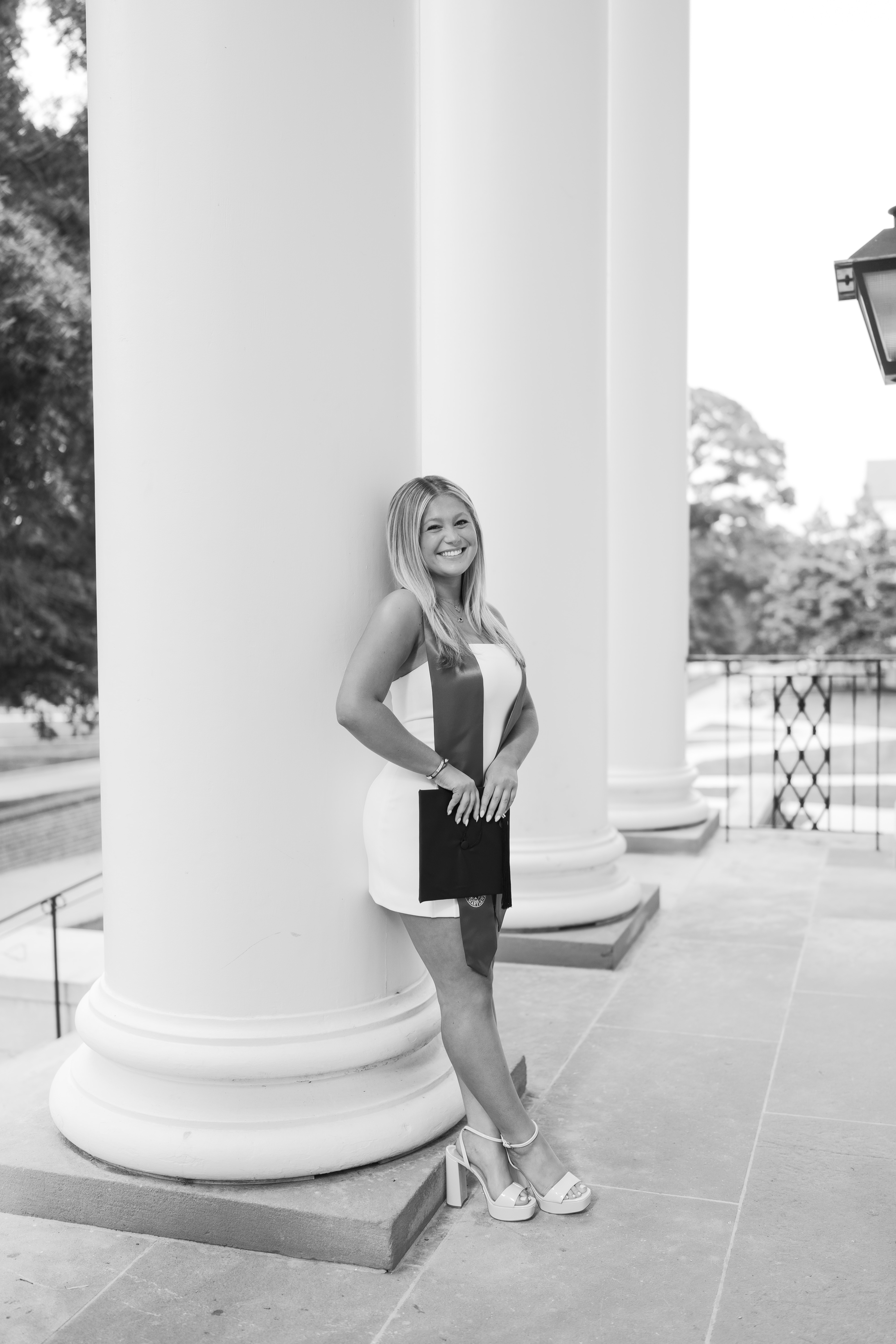 Spring University of Maryland Tri Delta Senior Session Graduation Photographer