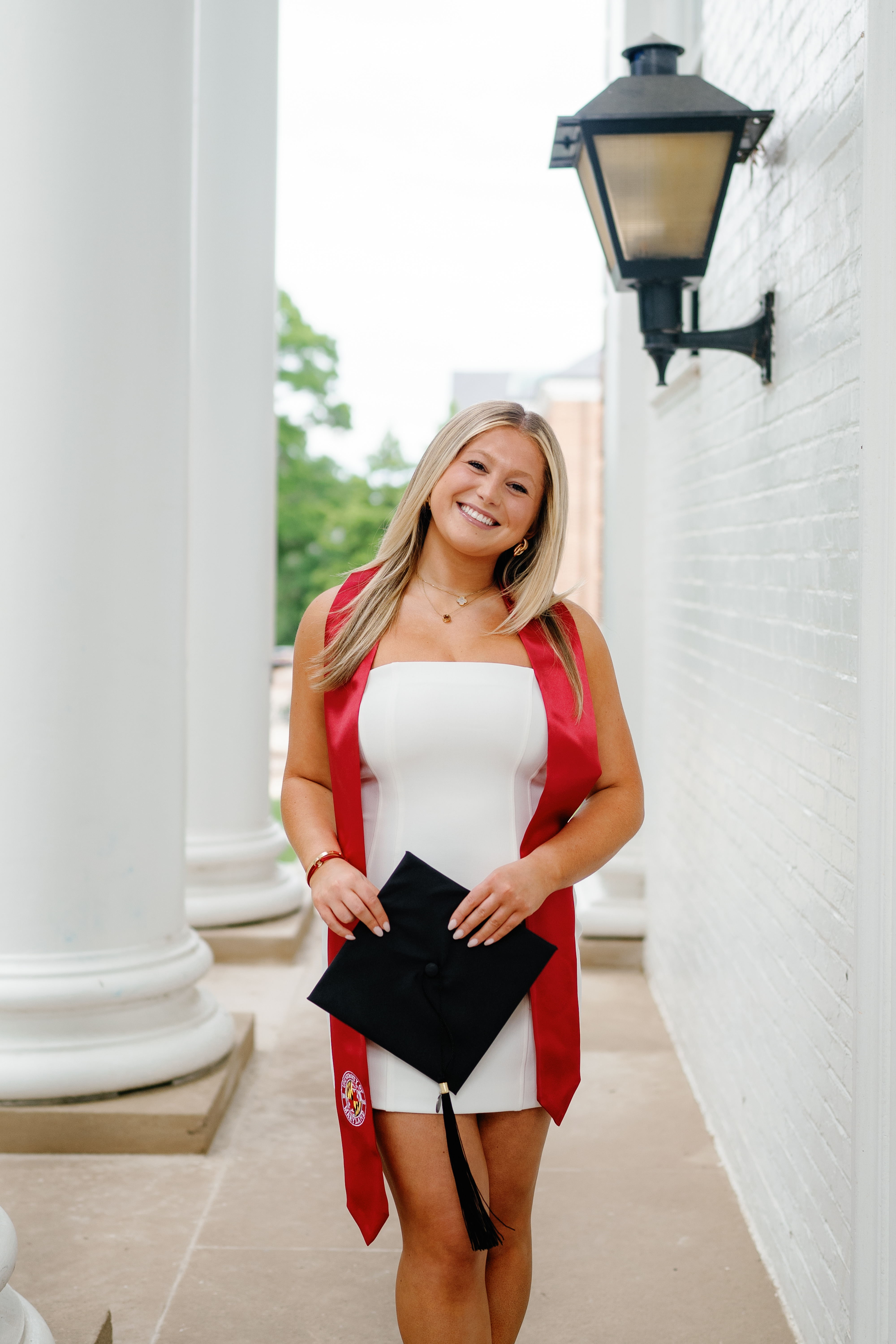 Spring University of Maryland Tri Delta Senior Session Graduation Photographer