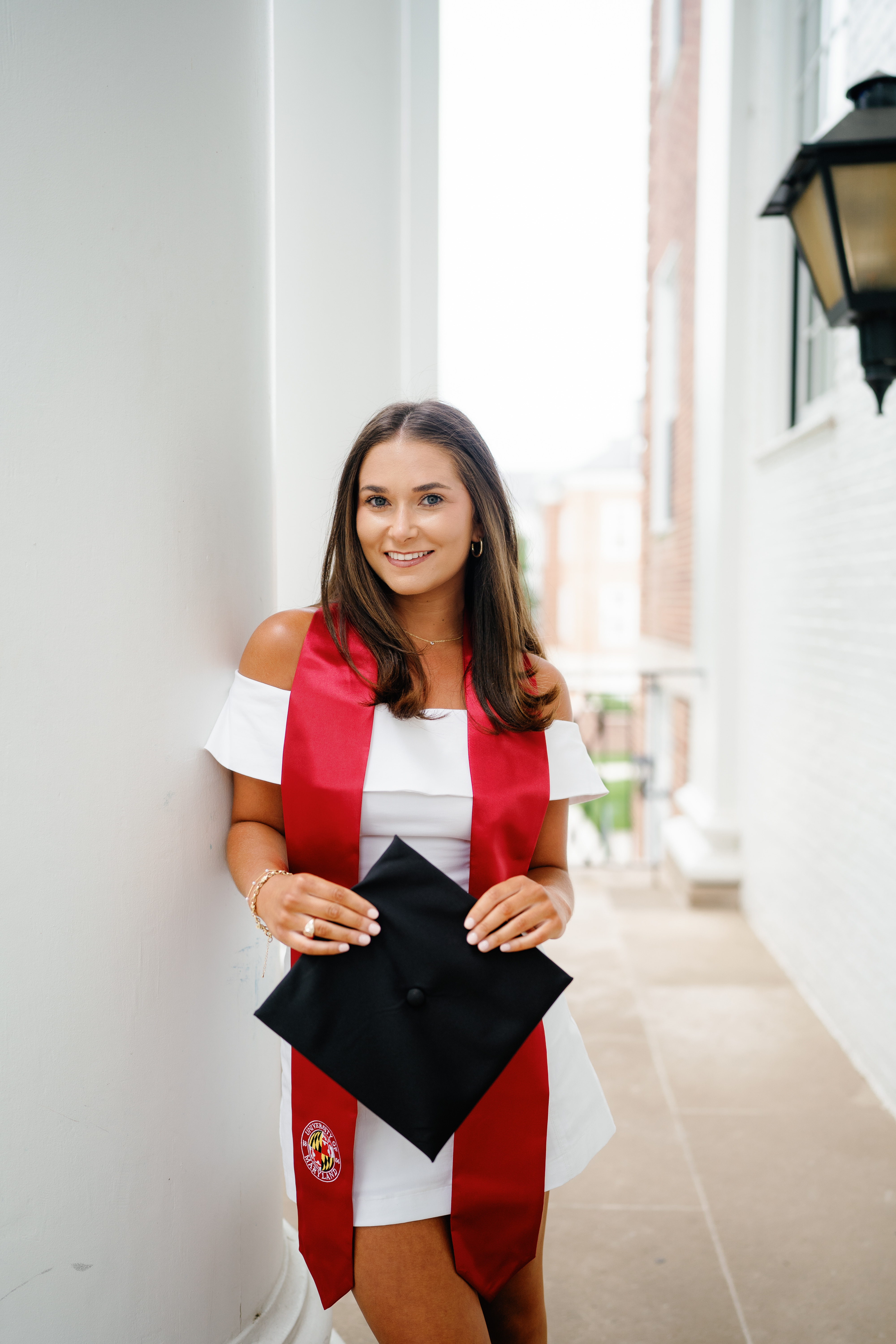 Spring University of Maryland Tri Delta Senior Session Graduation Photographer