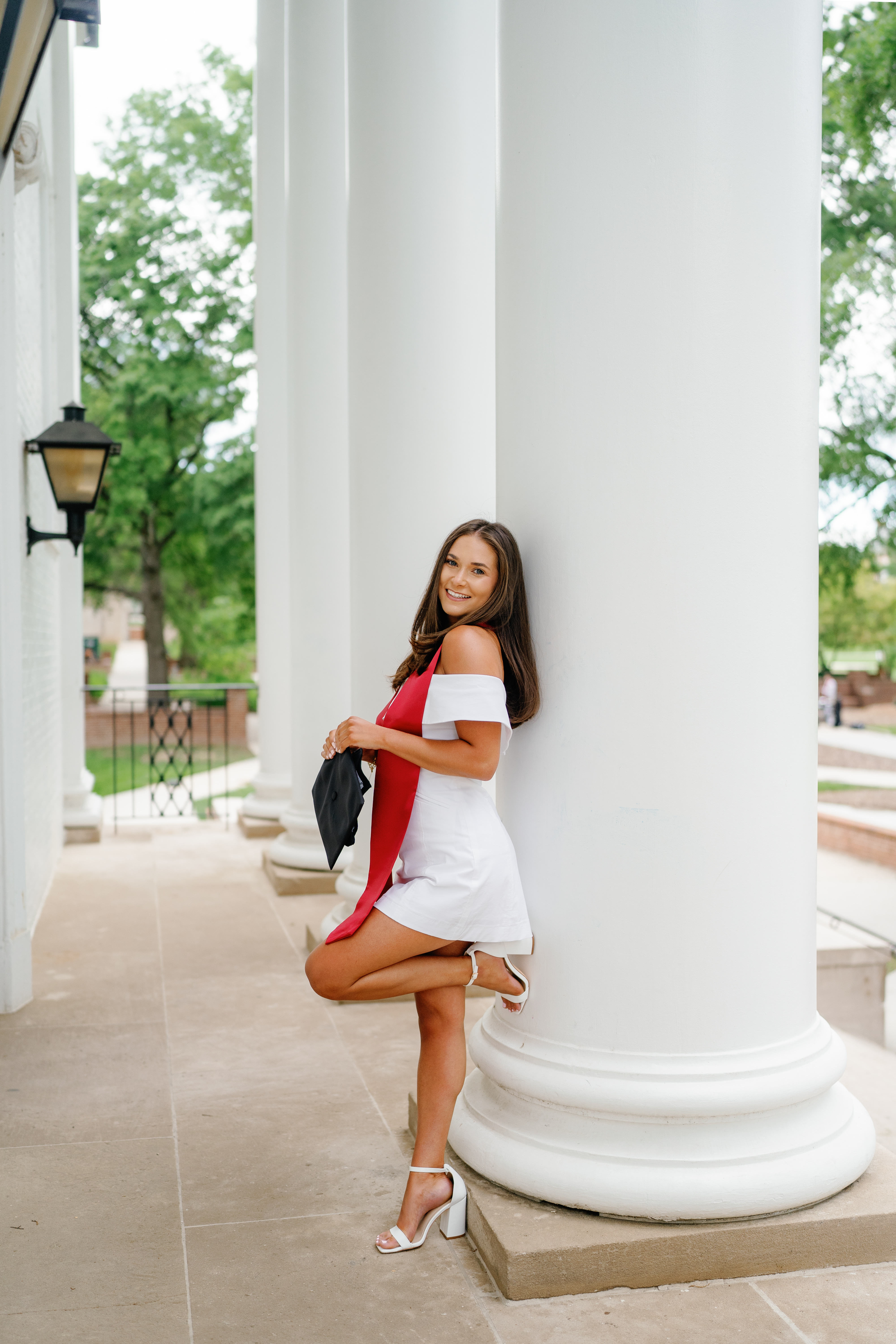 Spring University of Maryland Tri Delta Senior Session Graduation Photographer