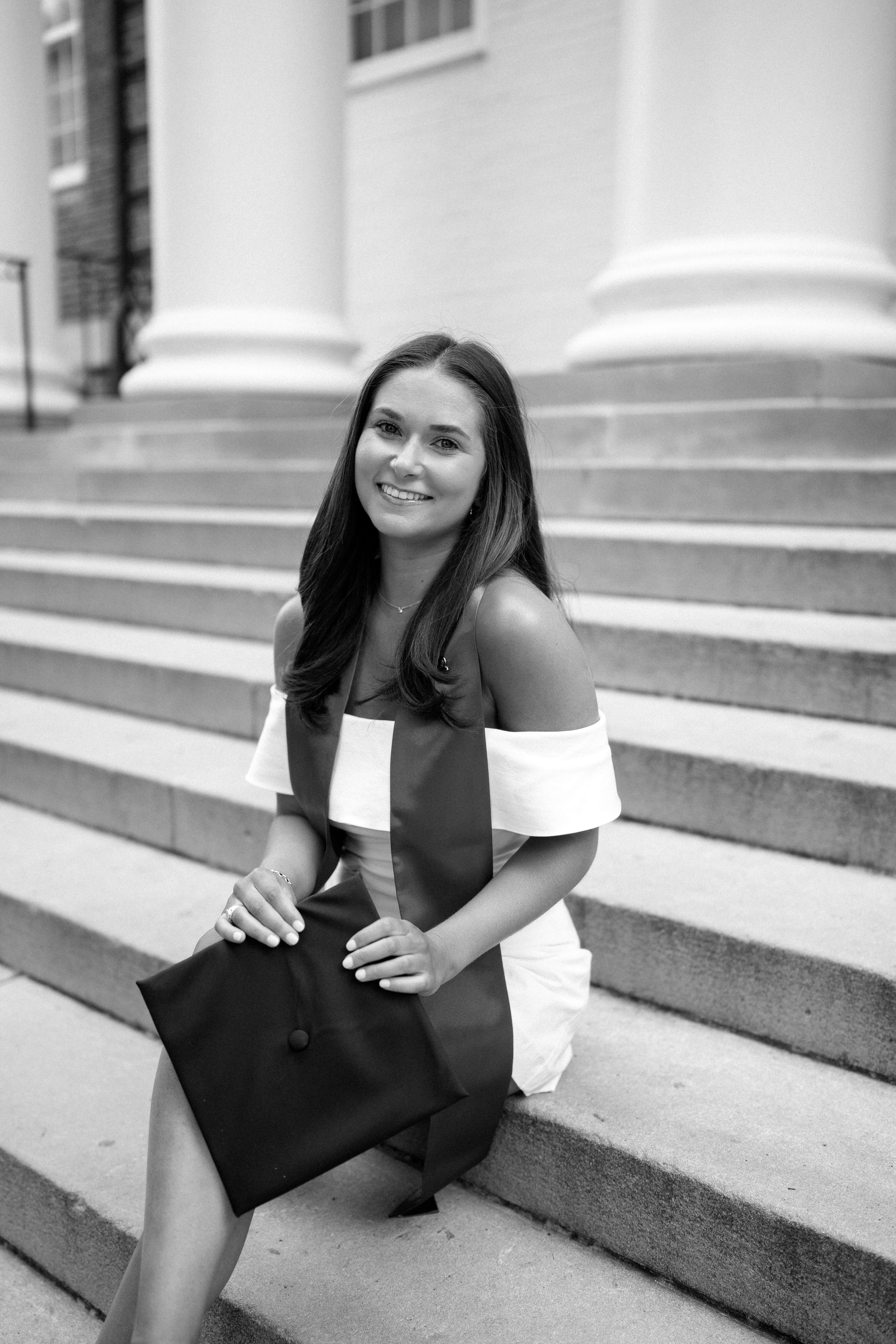 Spring University of Maryland Tri Delta Senior Session Graduation Photographer