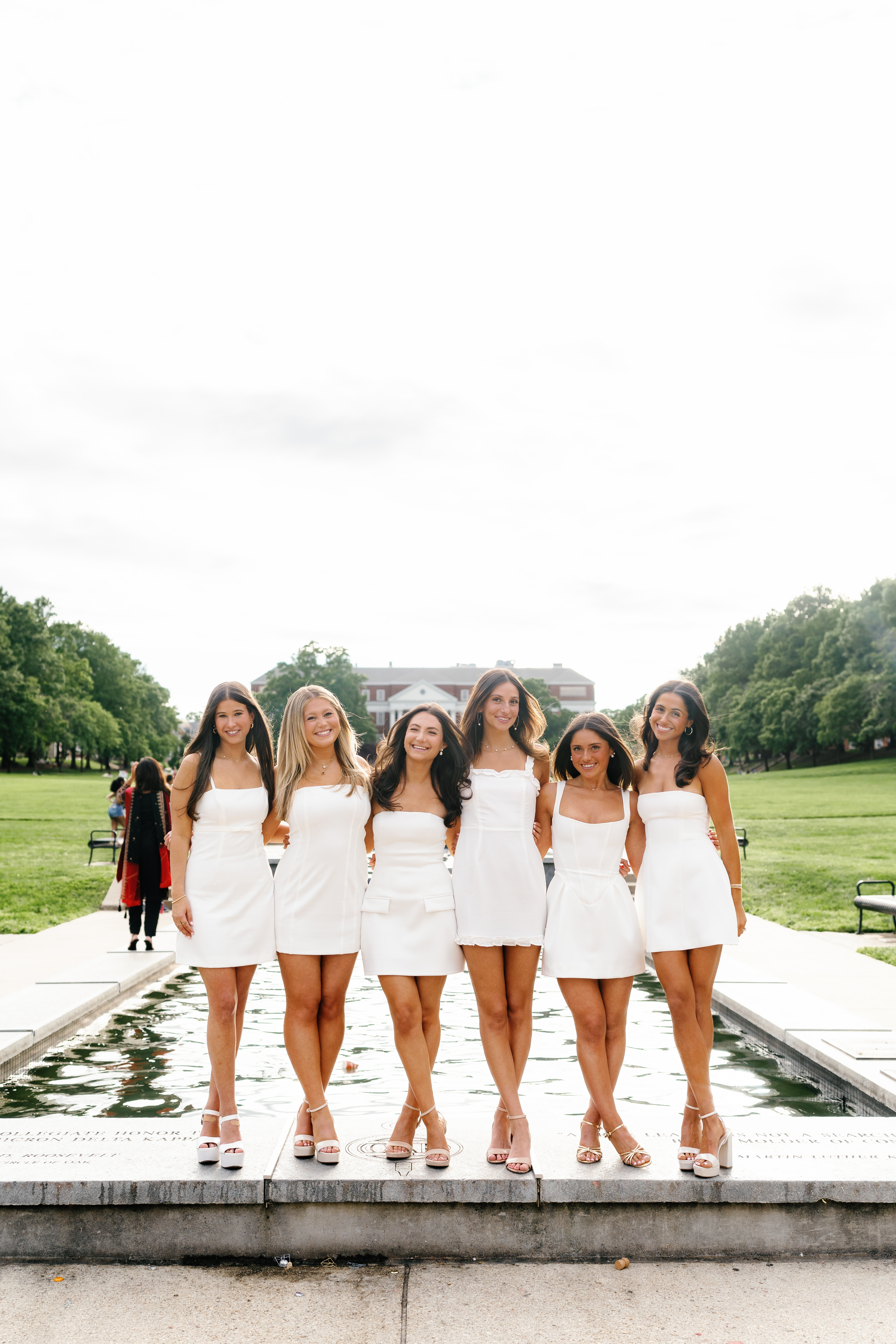 Spring University of Maryland Tri Delta Senior Session Graduation Photographer