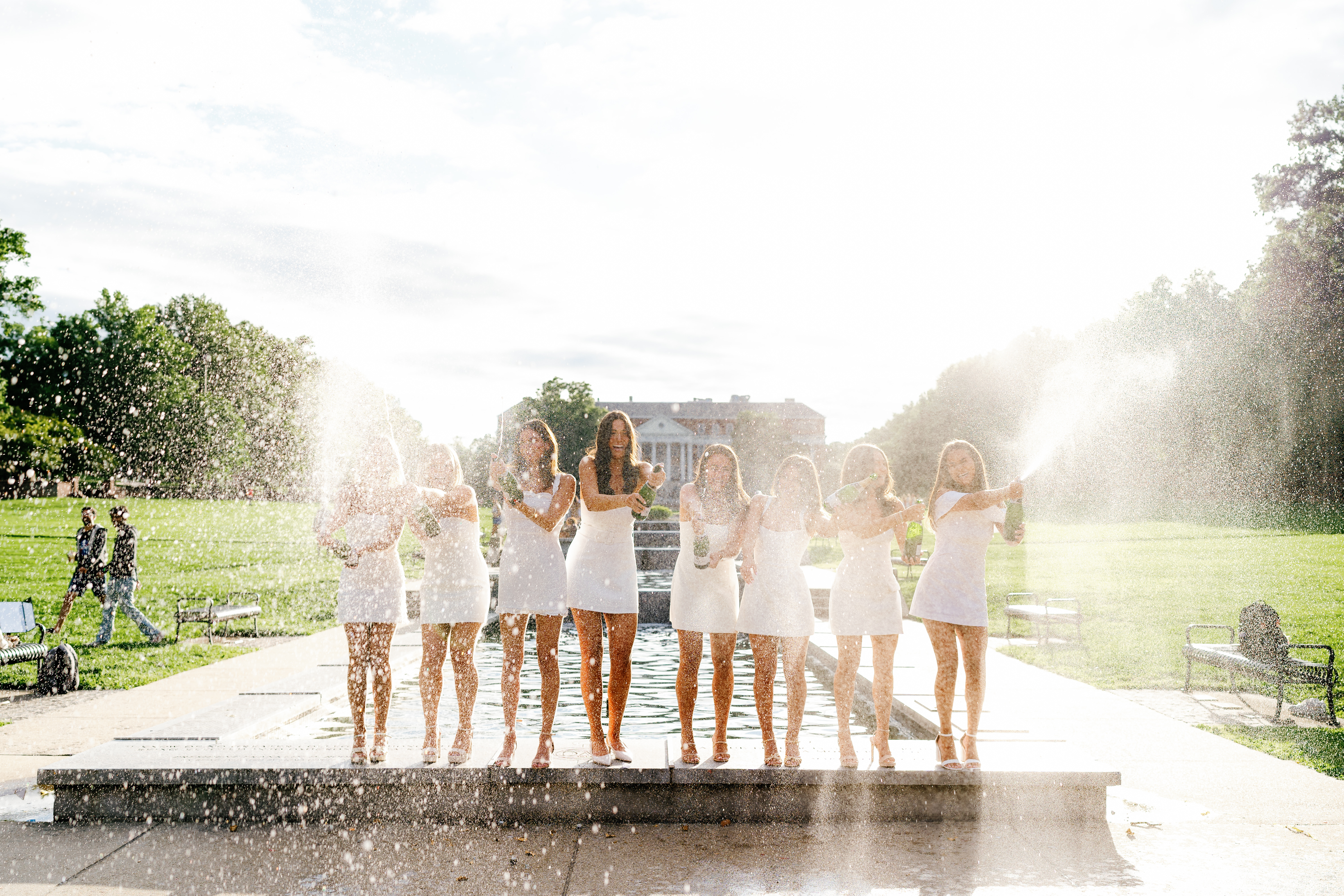 Spring University of Maryland Tri Delta Senior Session Graduation Photographer