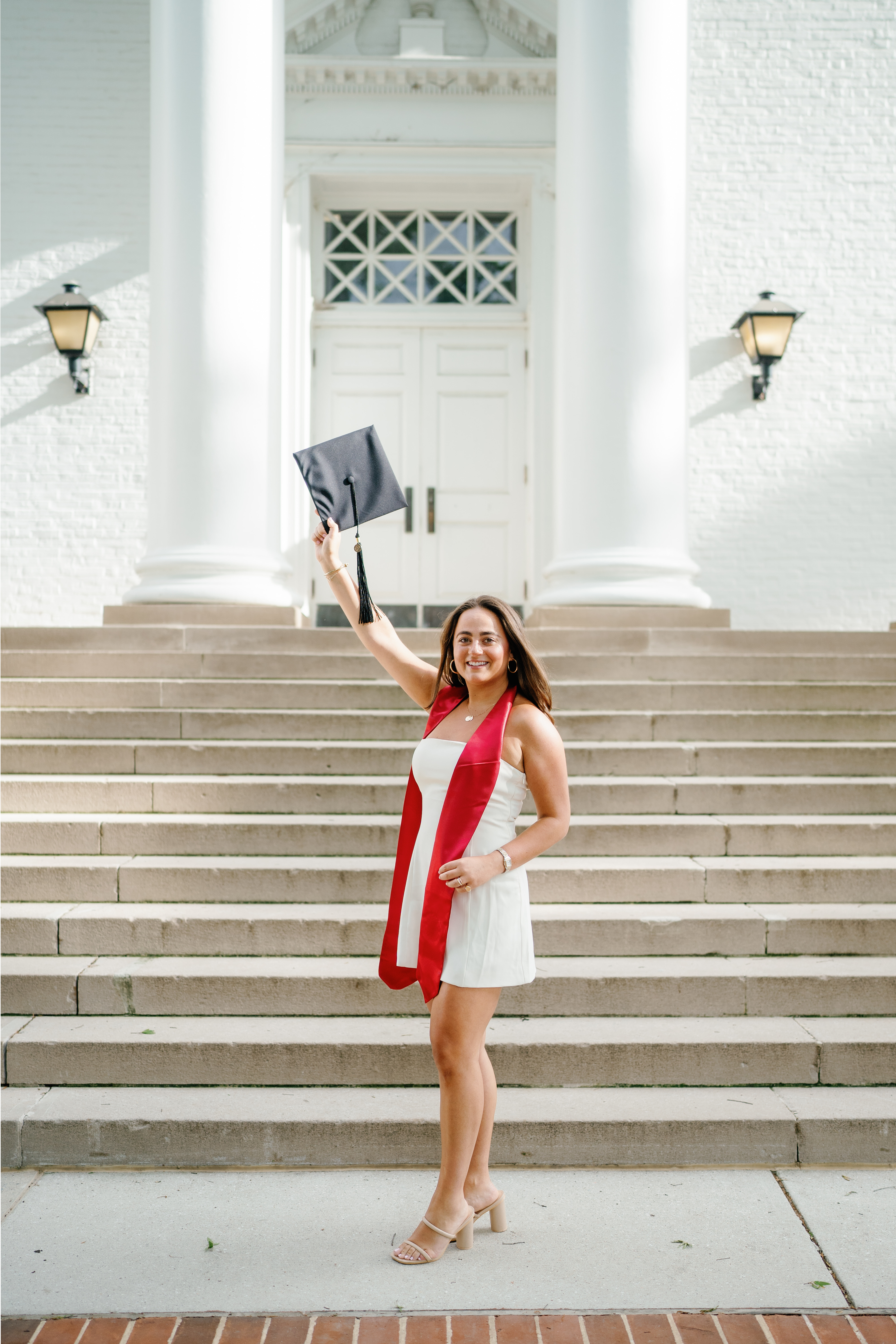 Spring University of Maryland Tri Delta Senior Session Graduation Photographer