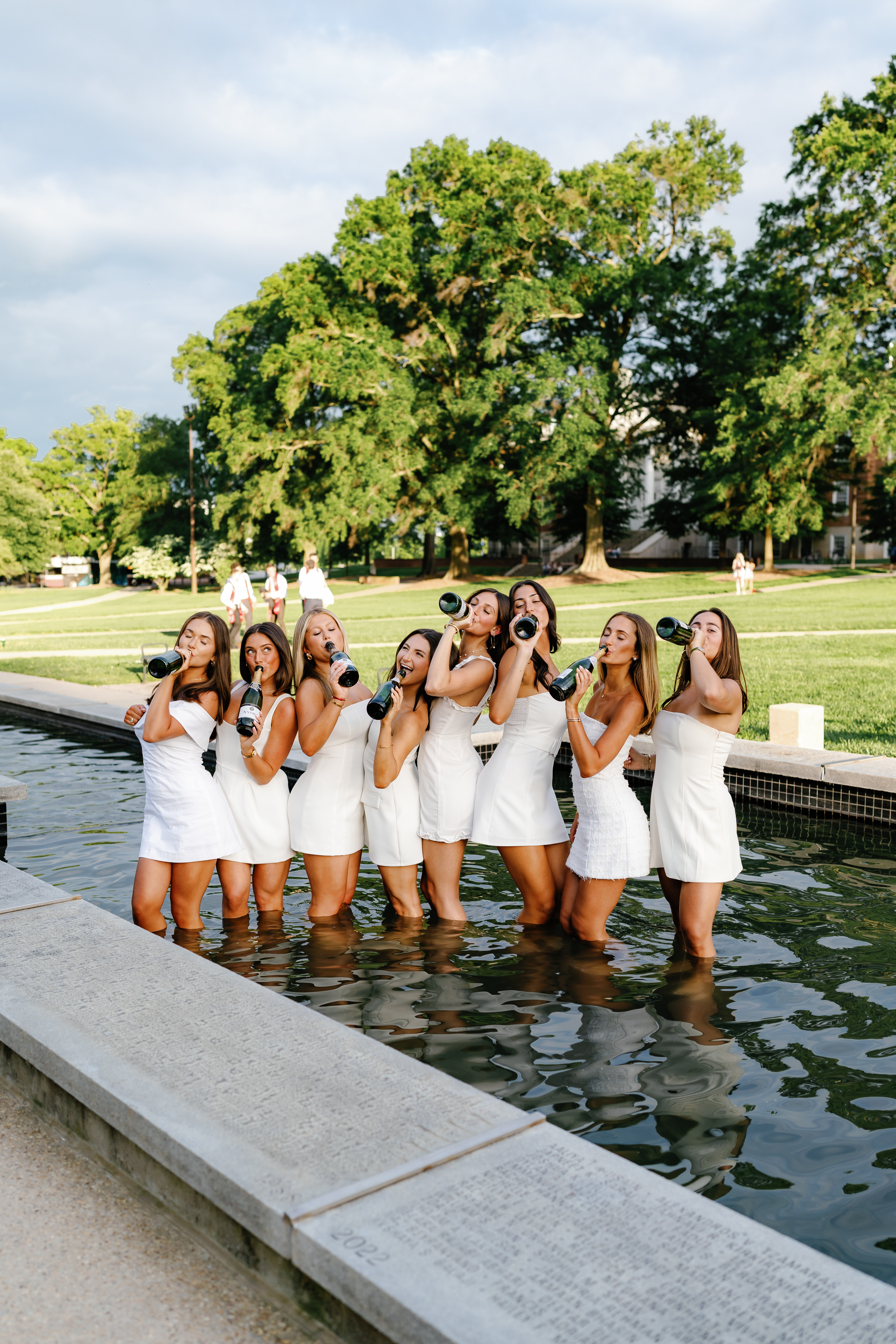 Spring University of Maryland Tri Delta Senior Session Graduation Photographer