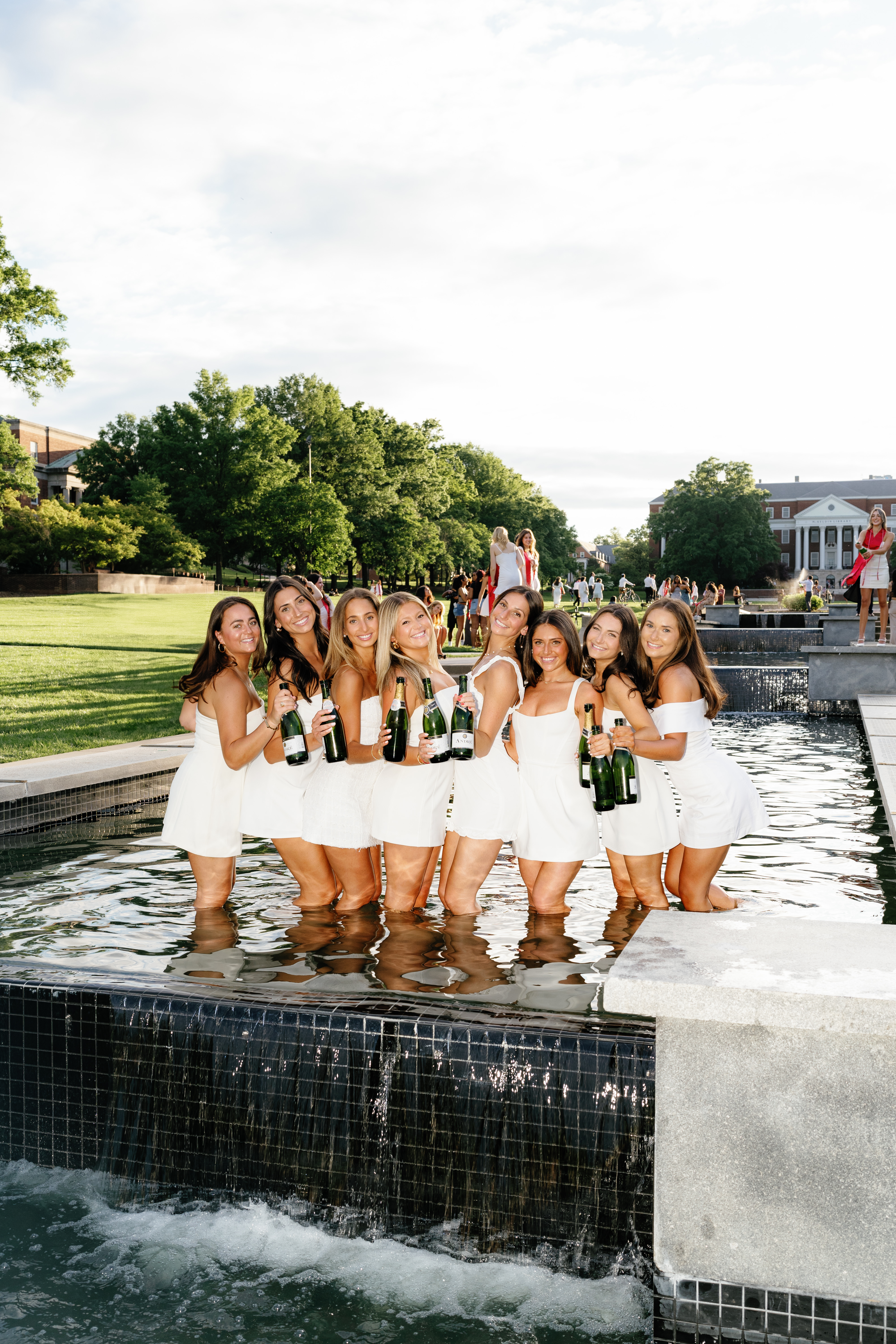 Spring University of Maryland Tri Delta Senior Session Graduation Photographer