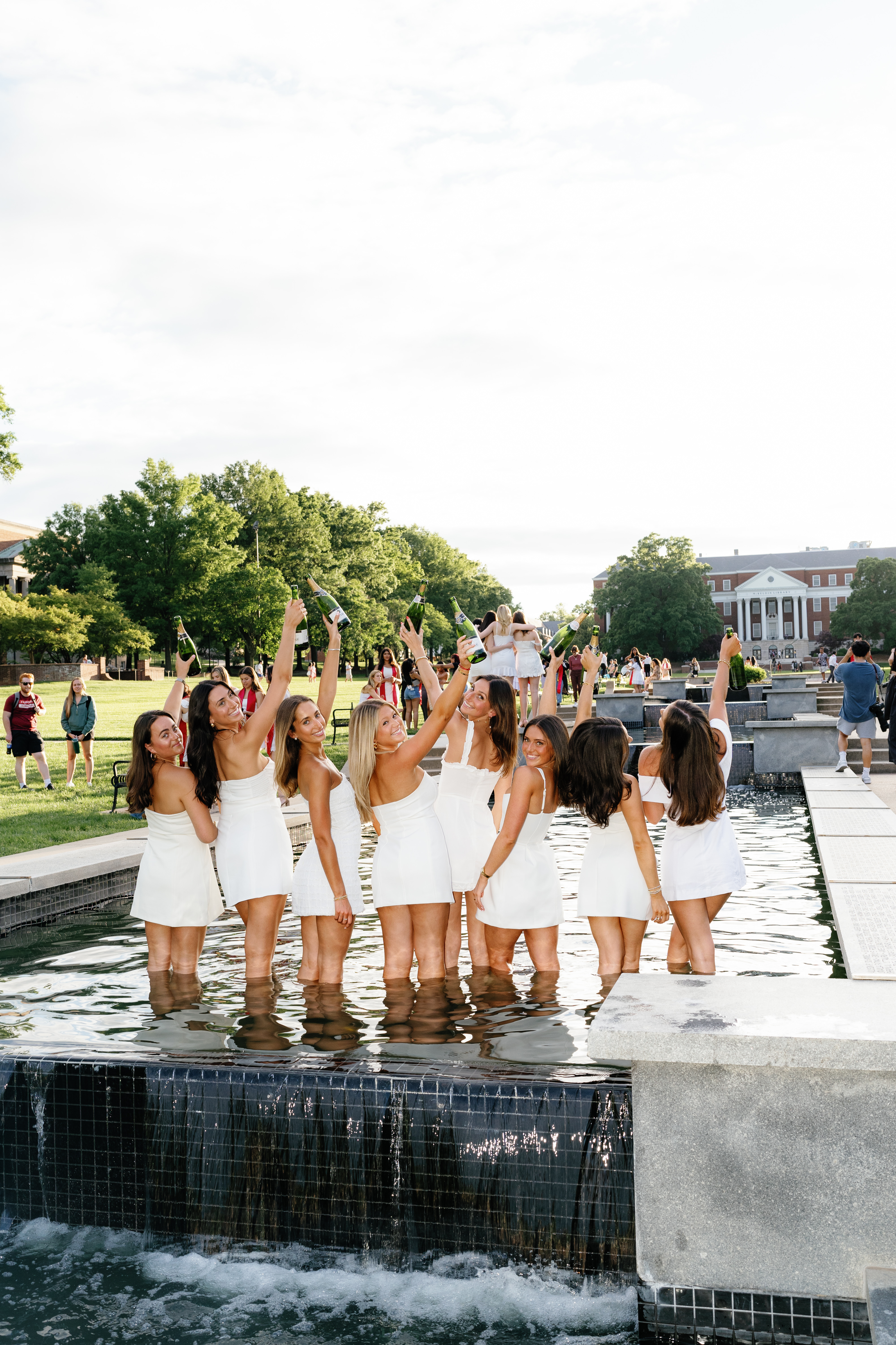 Spring University of Maryland Tri Delta Senior Session Graduation Photographer