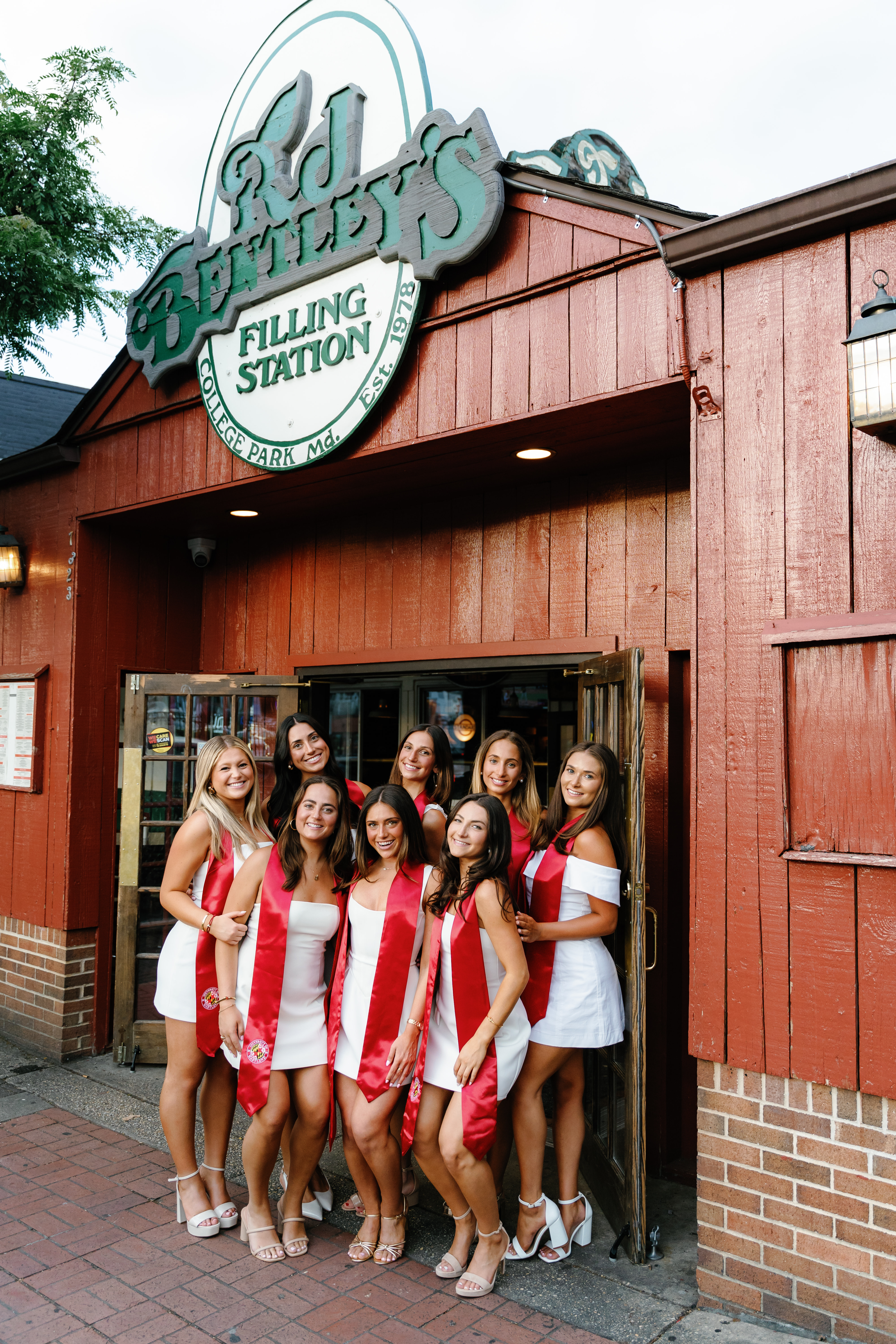 Spring University of Maryland Tri Delta Senior Session Graduation Photographer