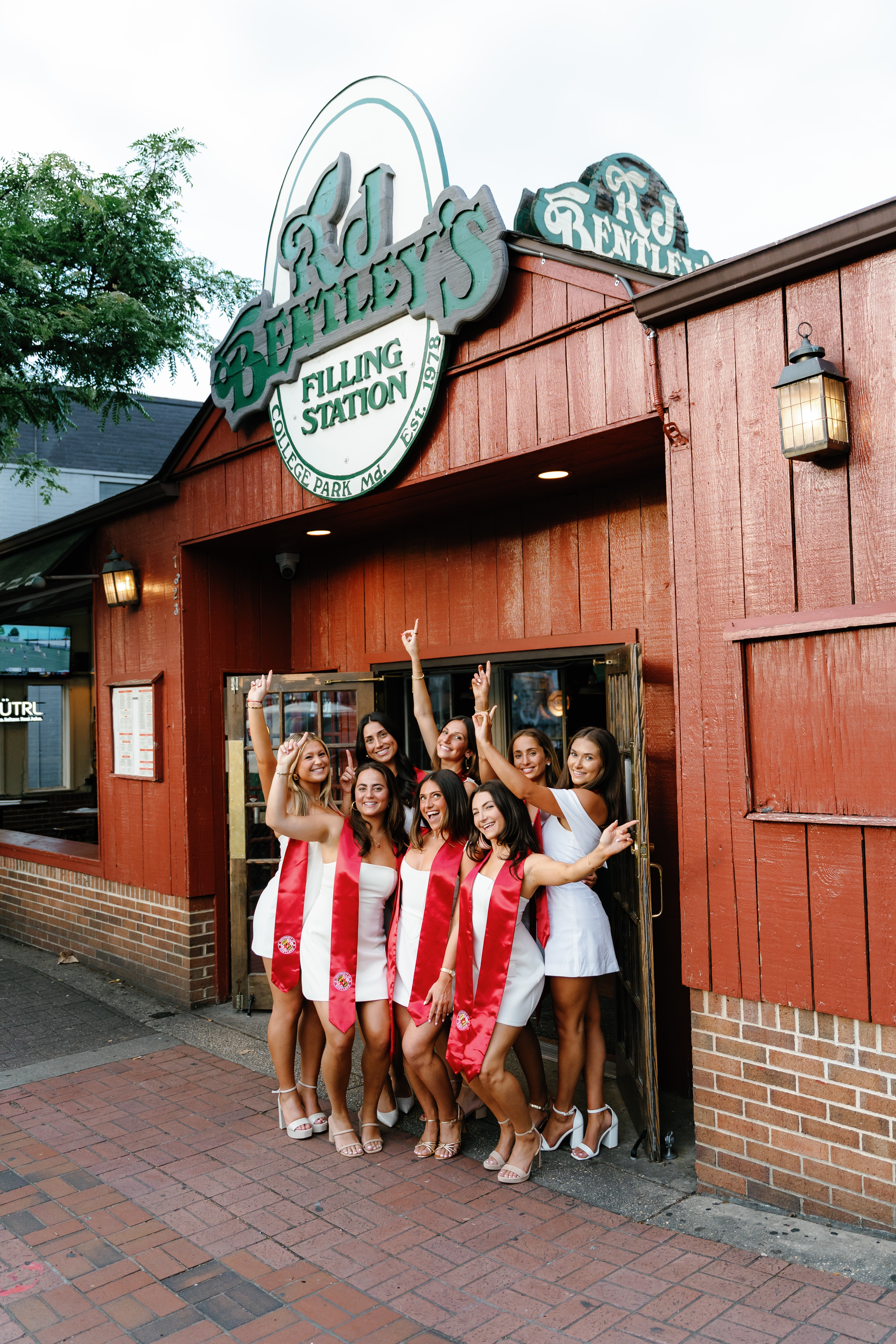 Spring University of Maryland Tri Delta Senior Session Graduation Photographer