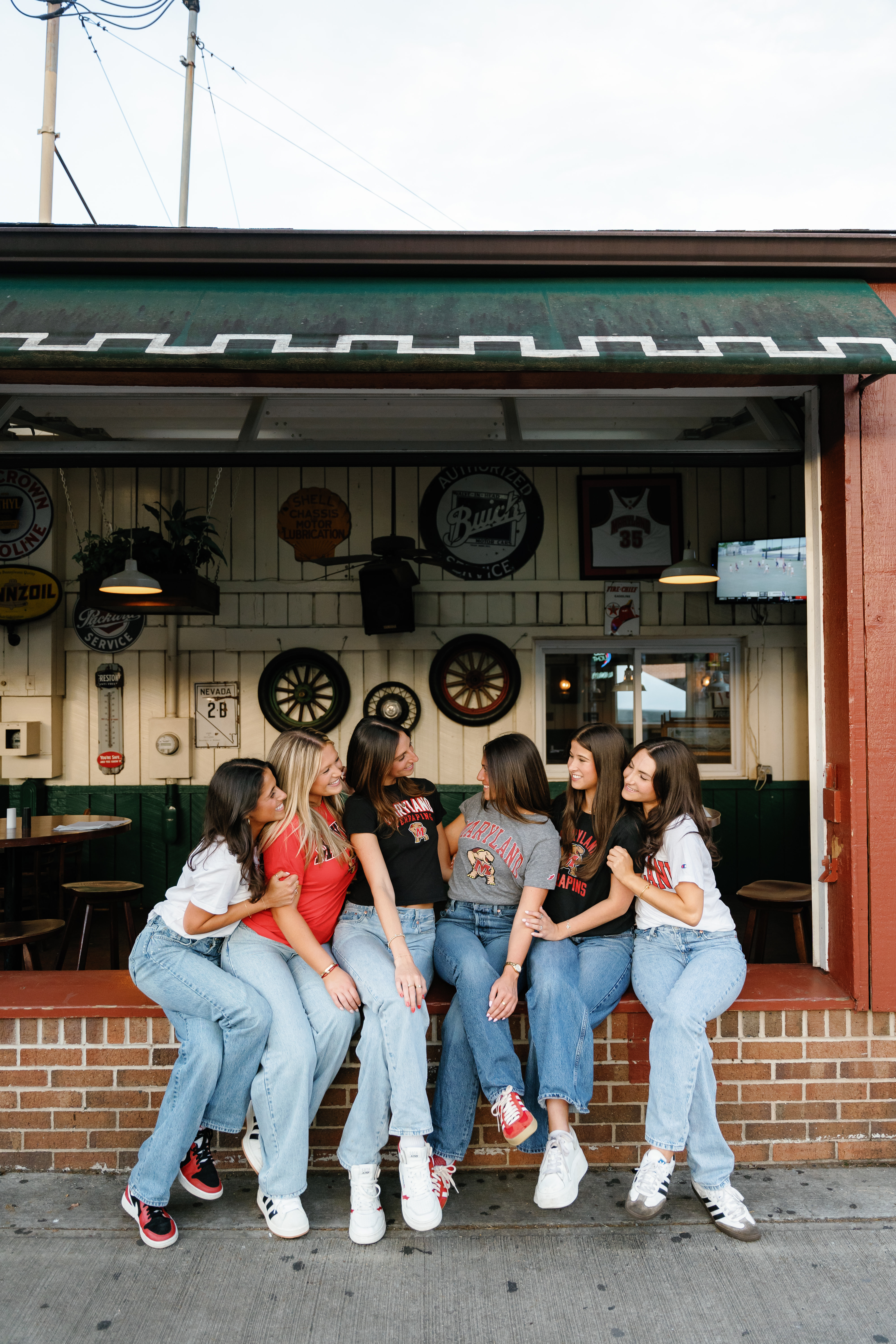 Spring University of Maryland Tri Delta Senior Session Graduation Photographer