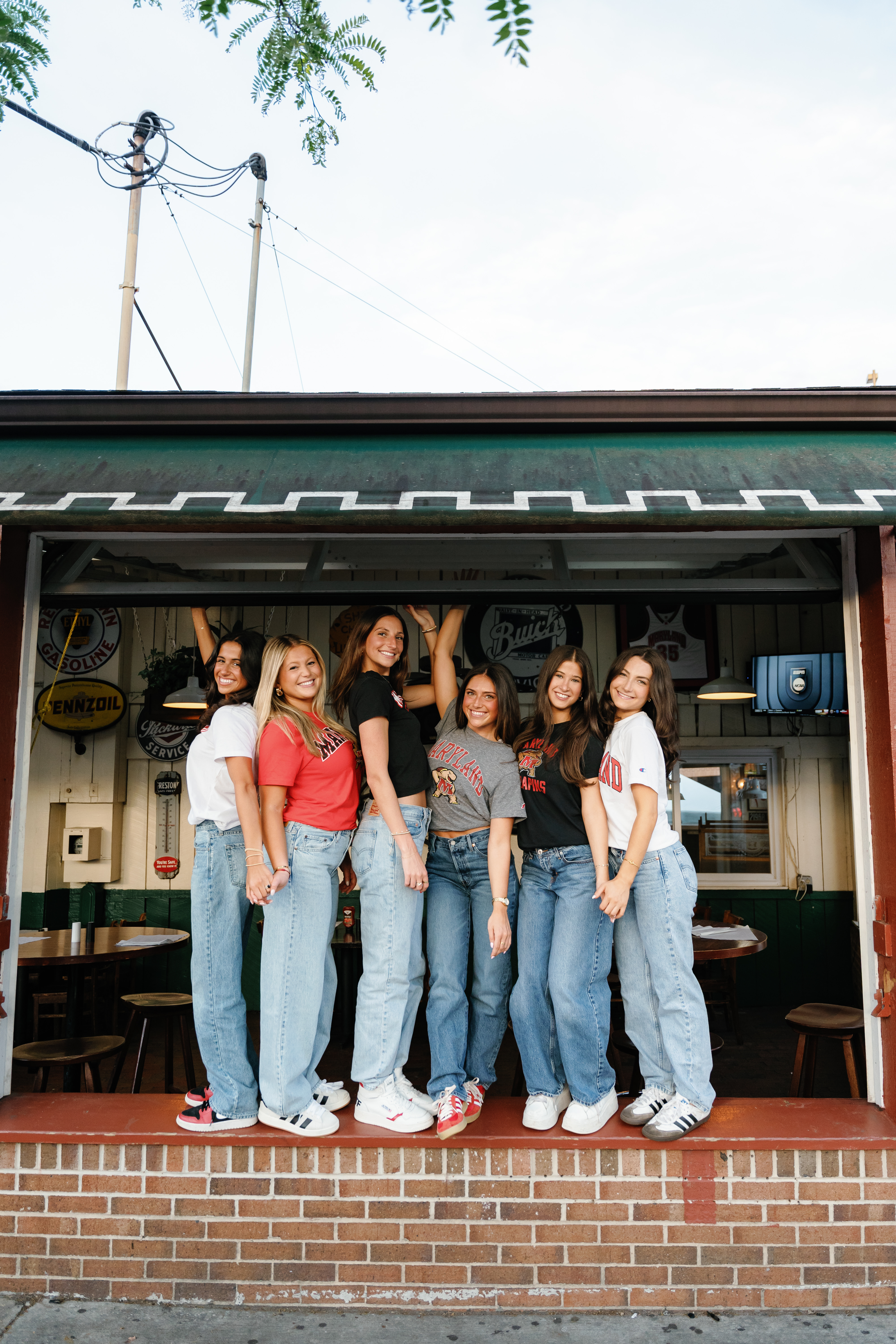 Spring University of Maryland Tri Delta Senior Session Graduation Photographer