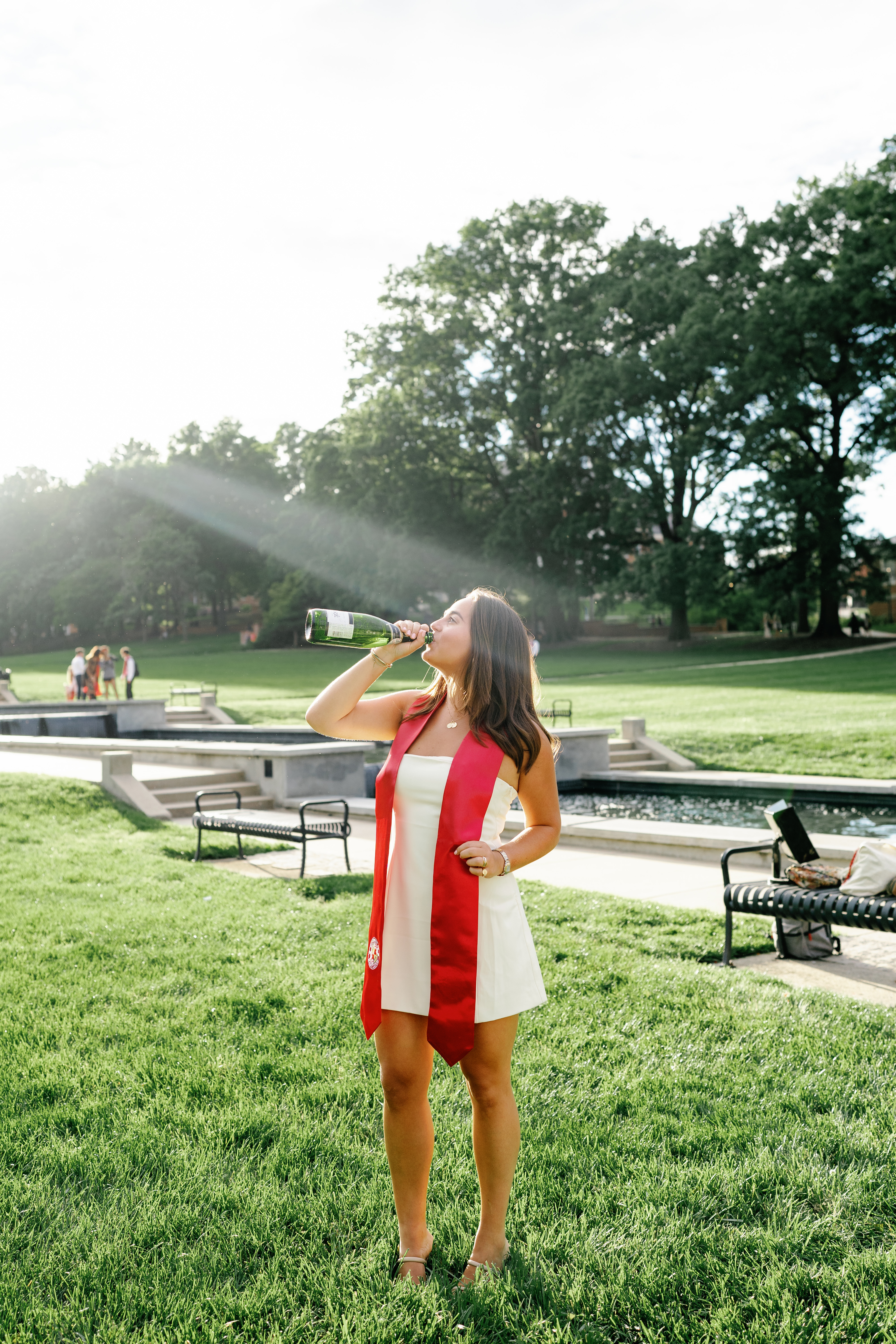 Spring University of Maryland Tri Delta Senior Session Graduation Photographer