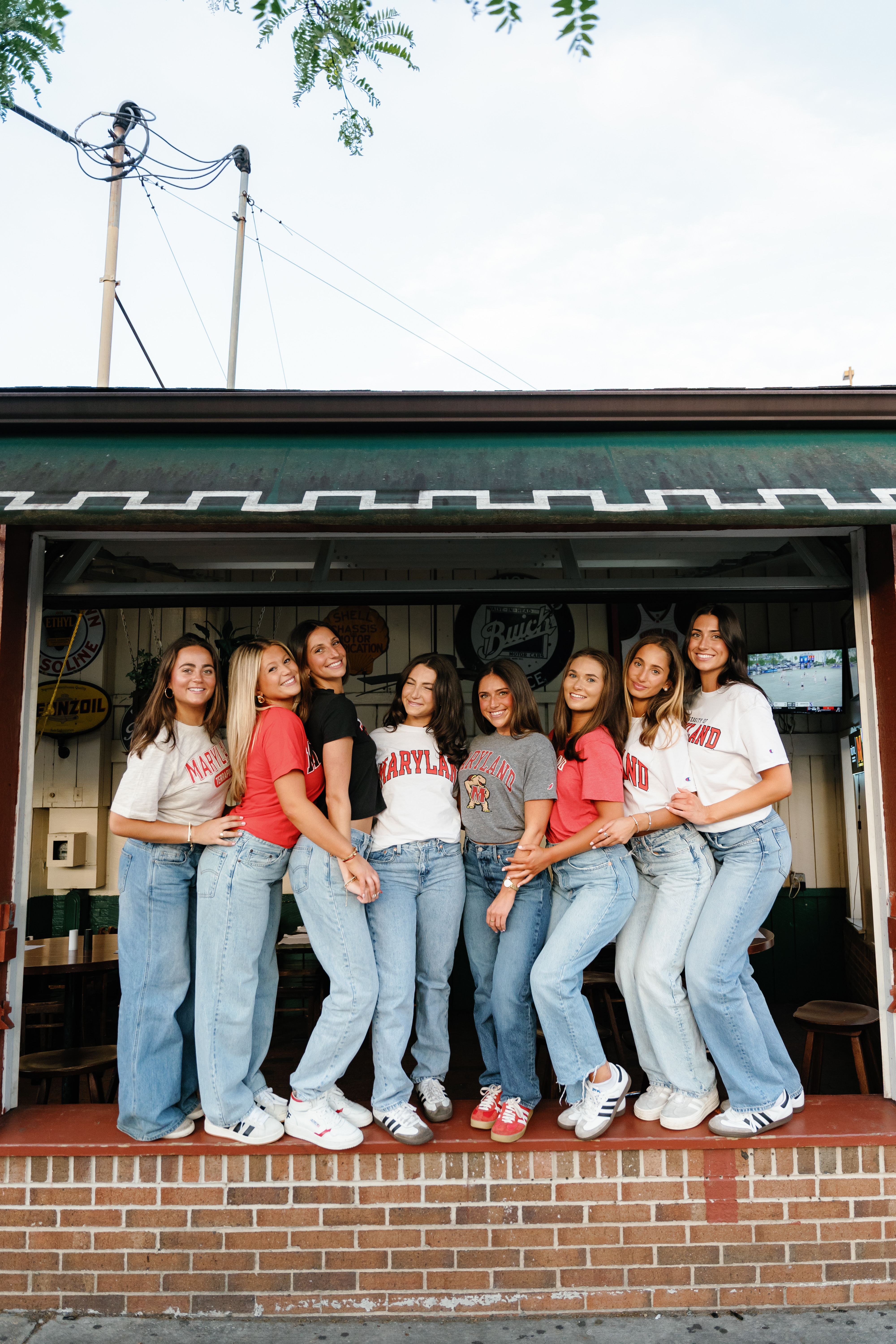 Spring University of Maryland Tri Delta Senior Session Graduation Photographer