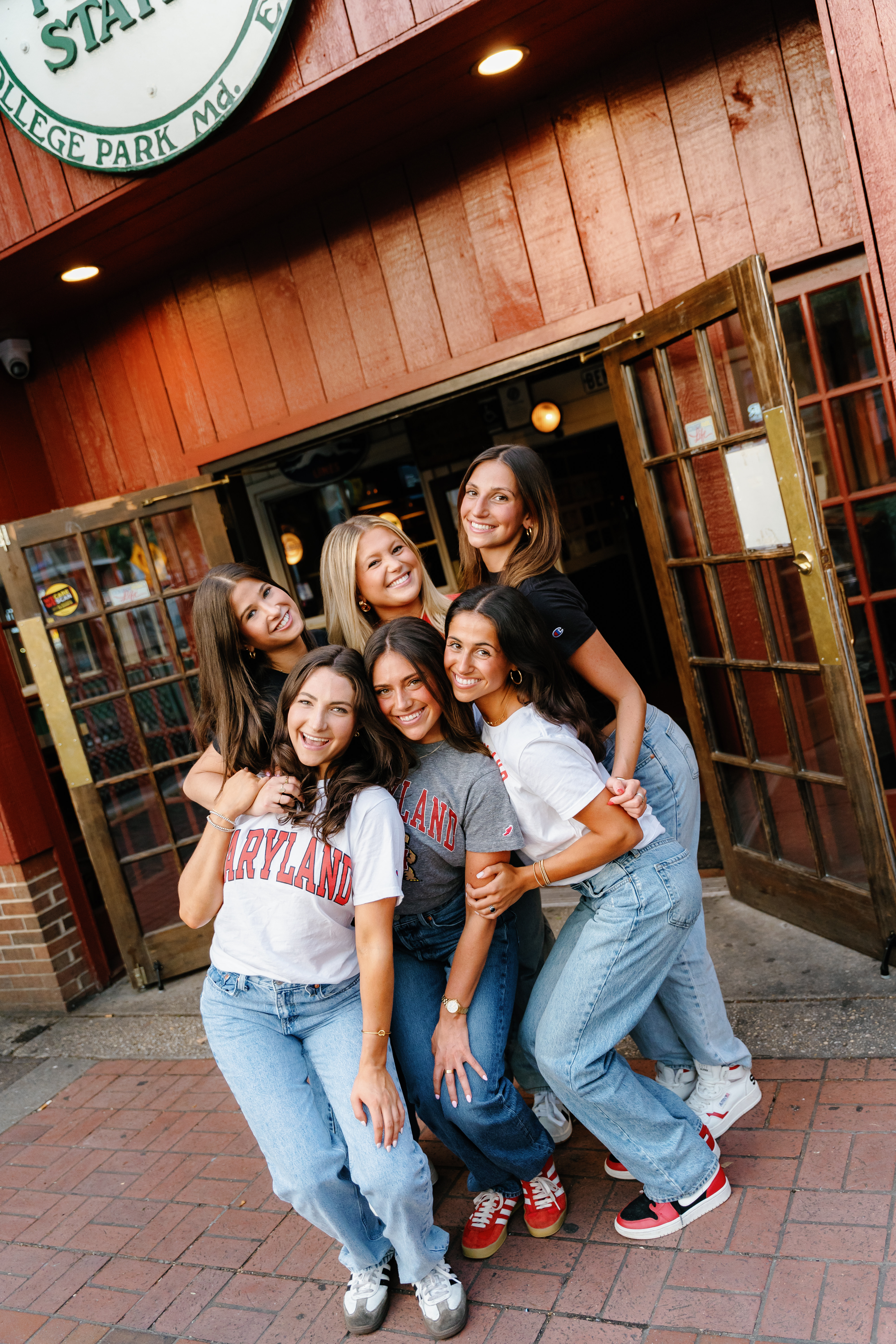 Spring University of Maryland Tri Delta Senior Session Graduation Photographer