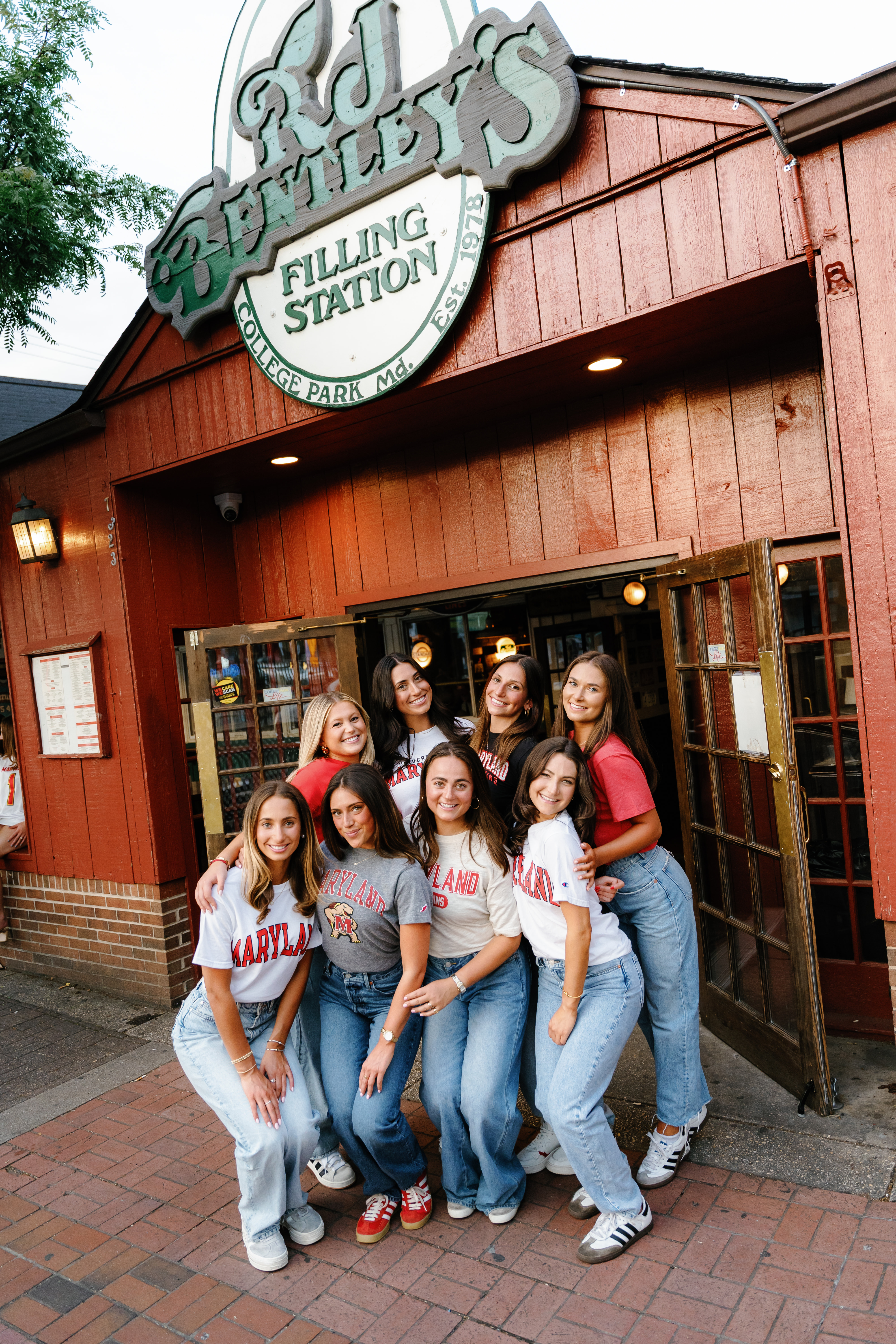 Spring University of Maryland Tri Delta Senior Session Graduation Photographer