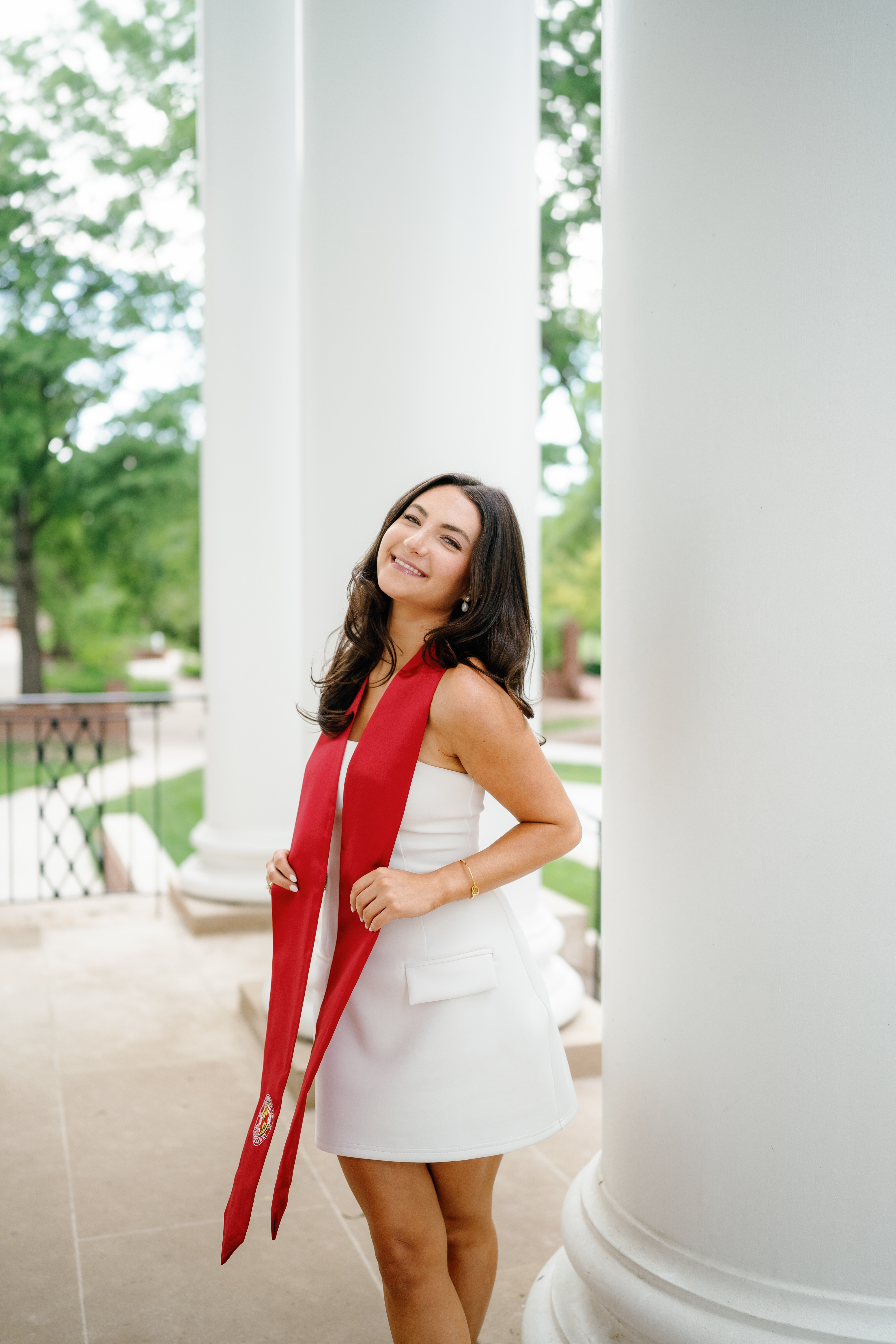 Spring University of Maryland Tri Delta Senior Session Graduation Photographer