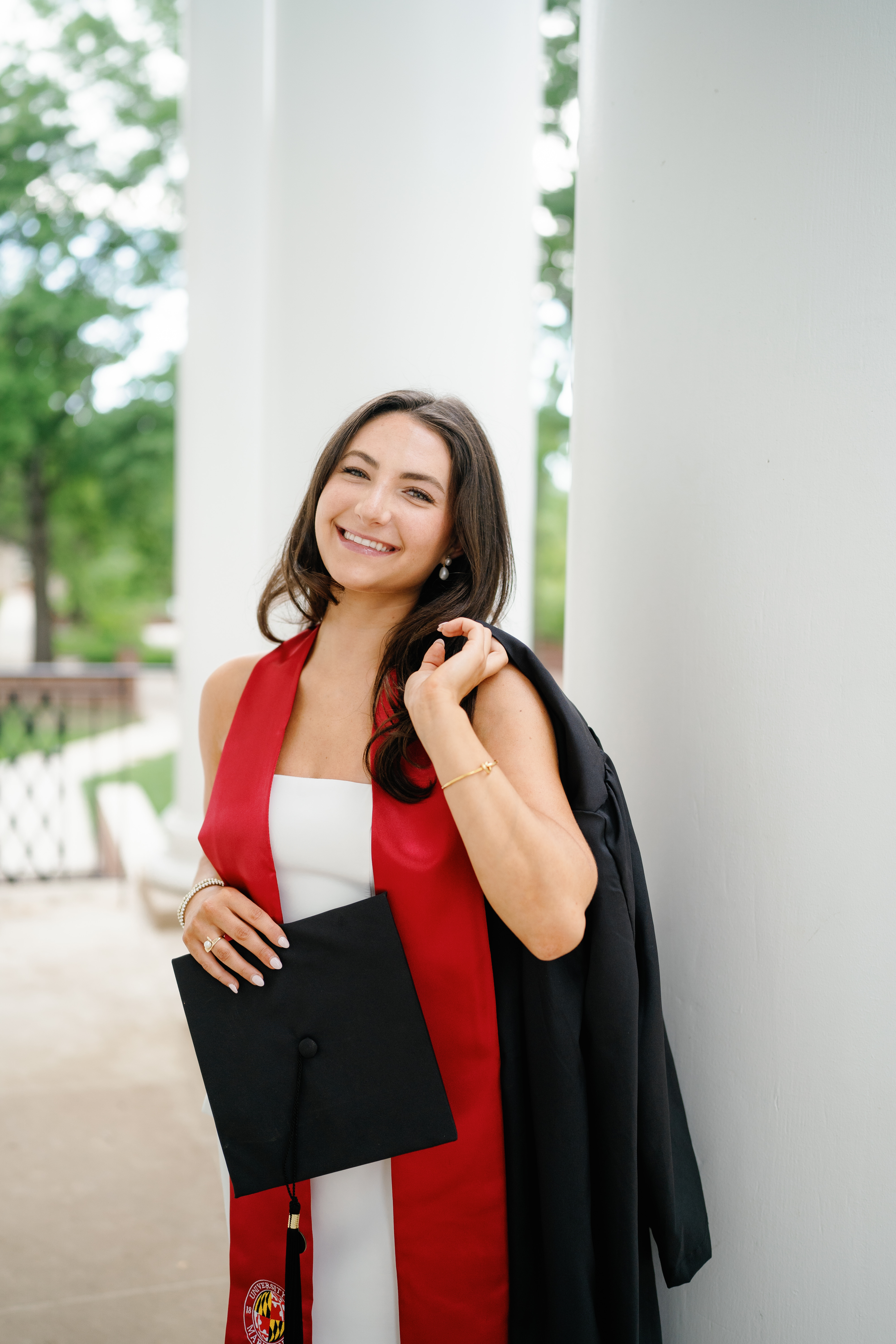 Spring University of Maryland Tri Delta Senior Session Graduation Photographer